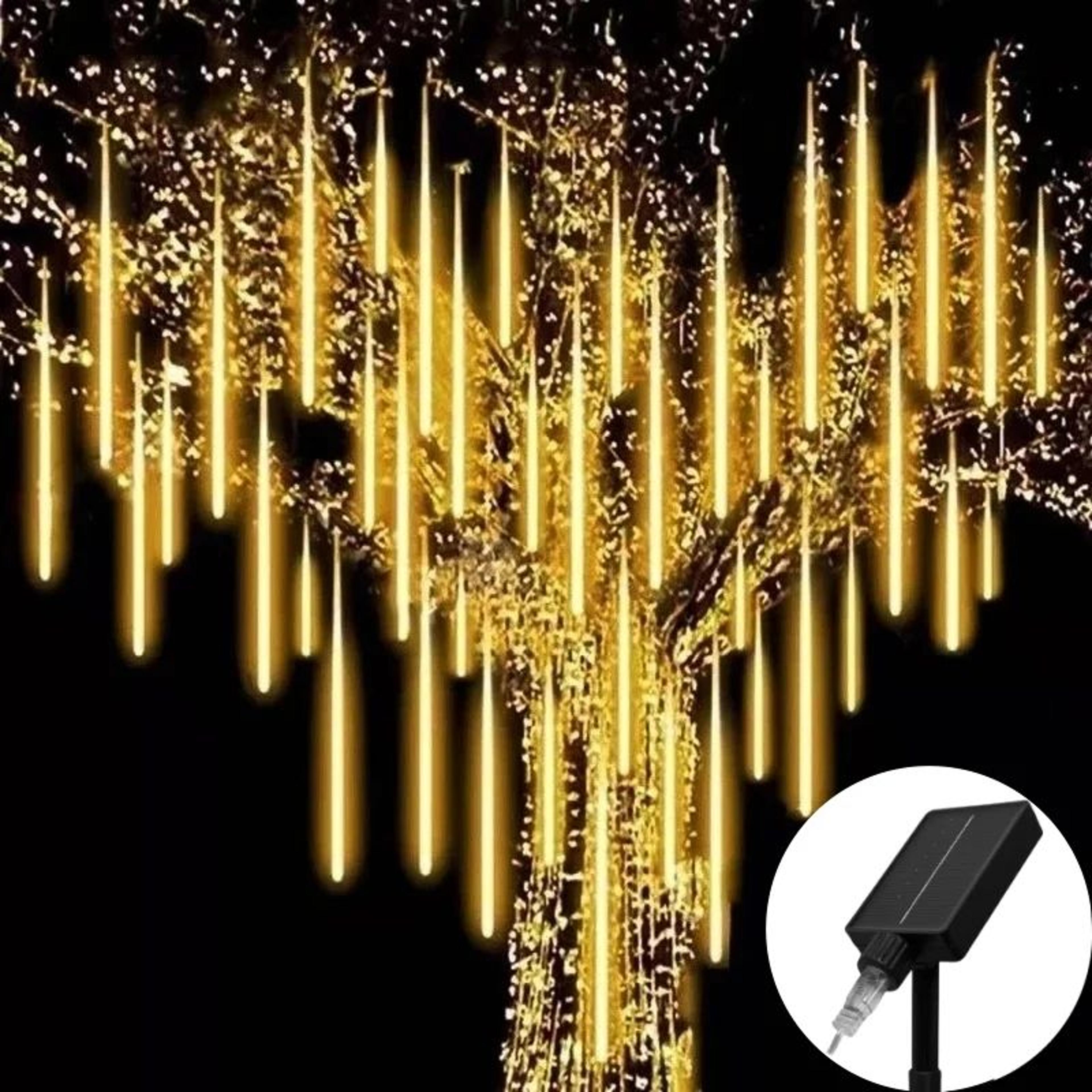 luminous cascade solar meteor shower lights