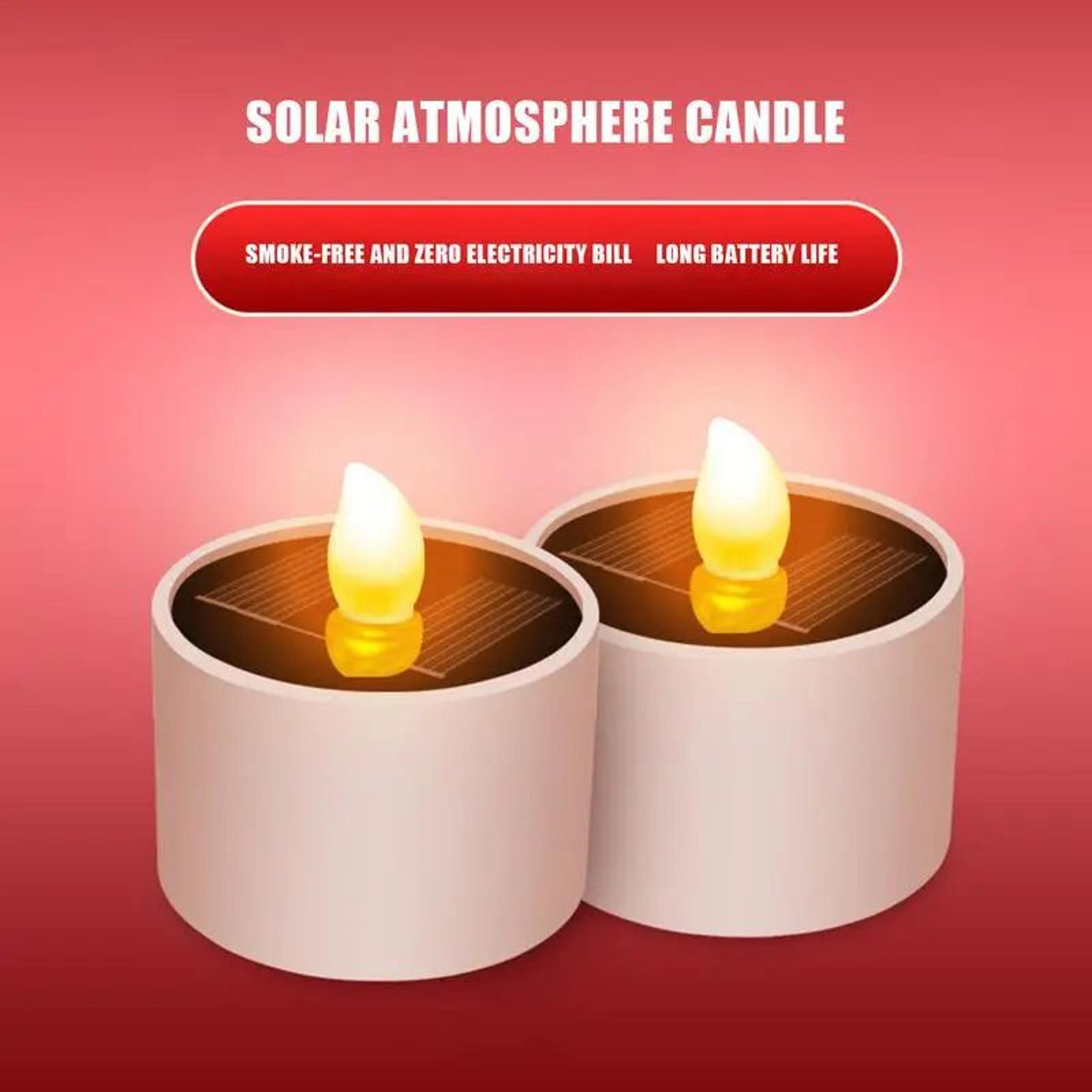 lumiglow solar tea lights – waterproof flameless candles for outdoor decor
