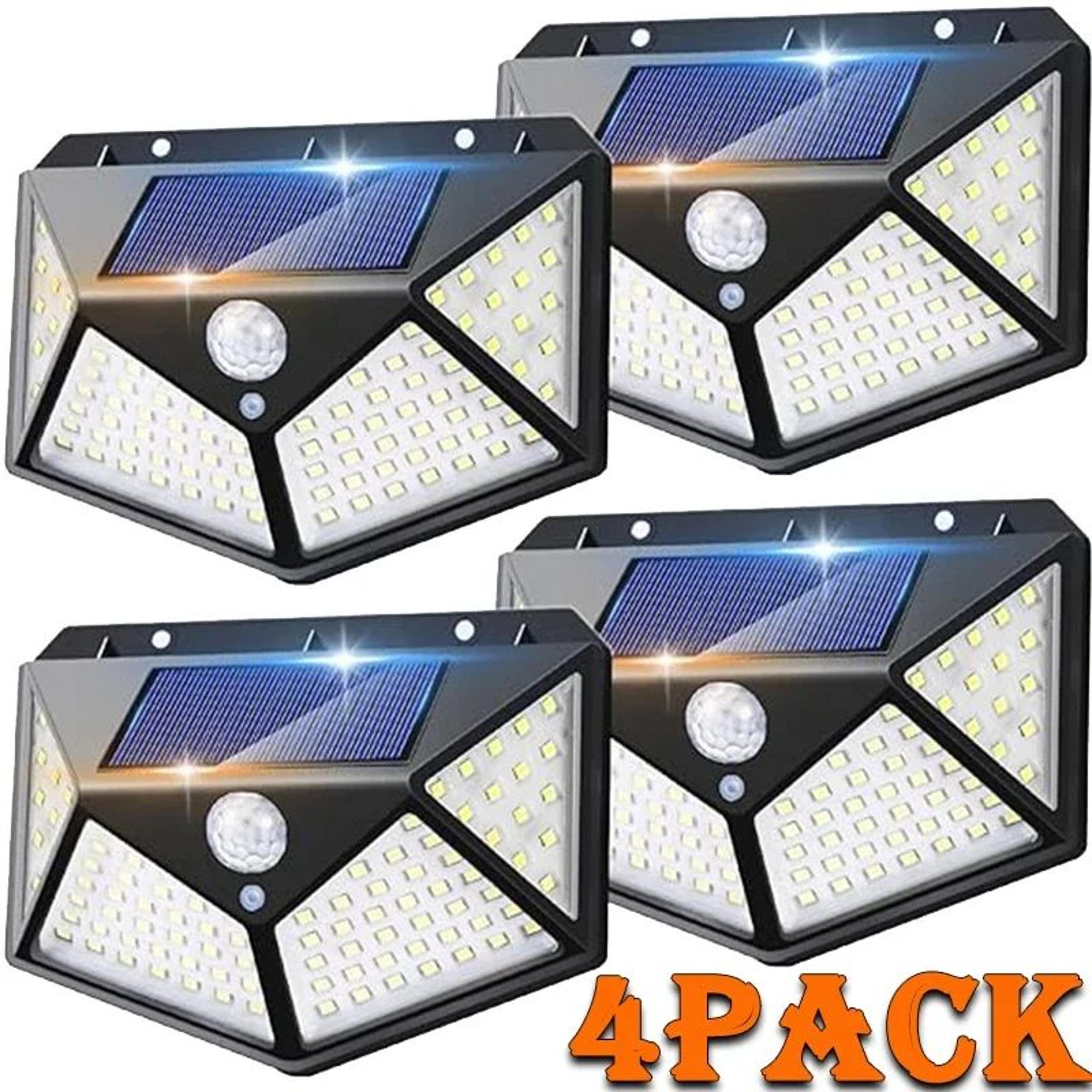 lumaguard 100 led solar motion sensor wall light