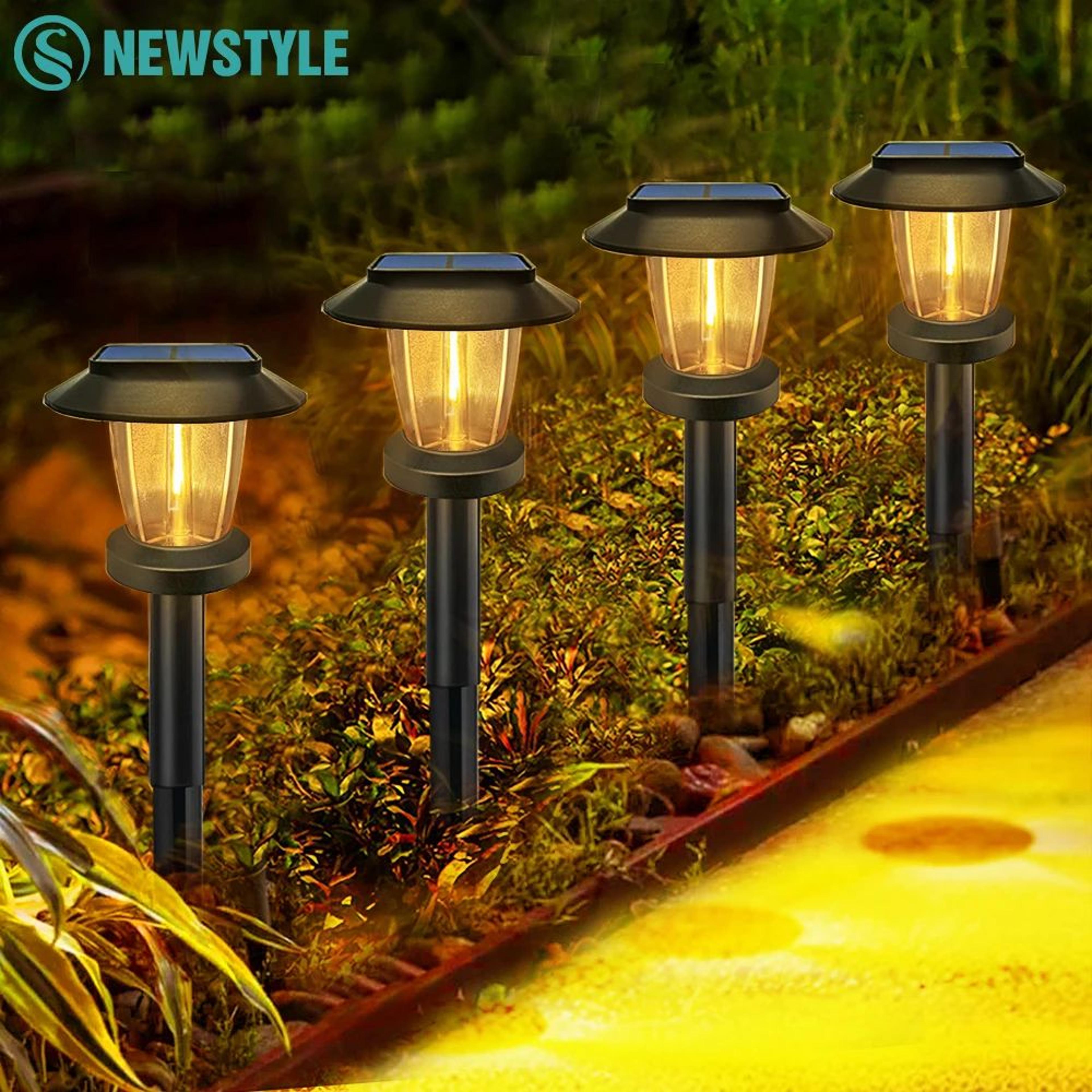 lumapath solar pathway lights – ip65 waterproof led garden lights