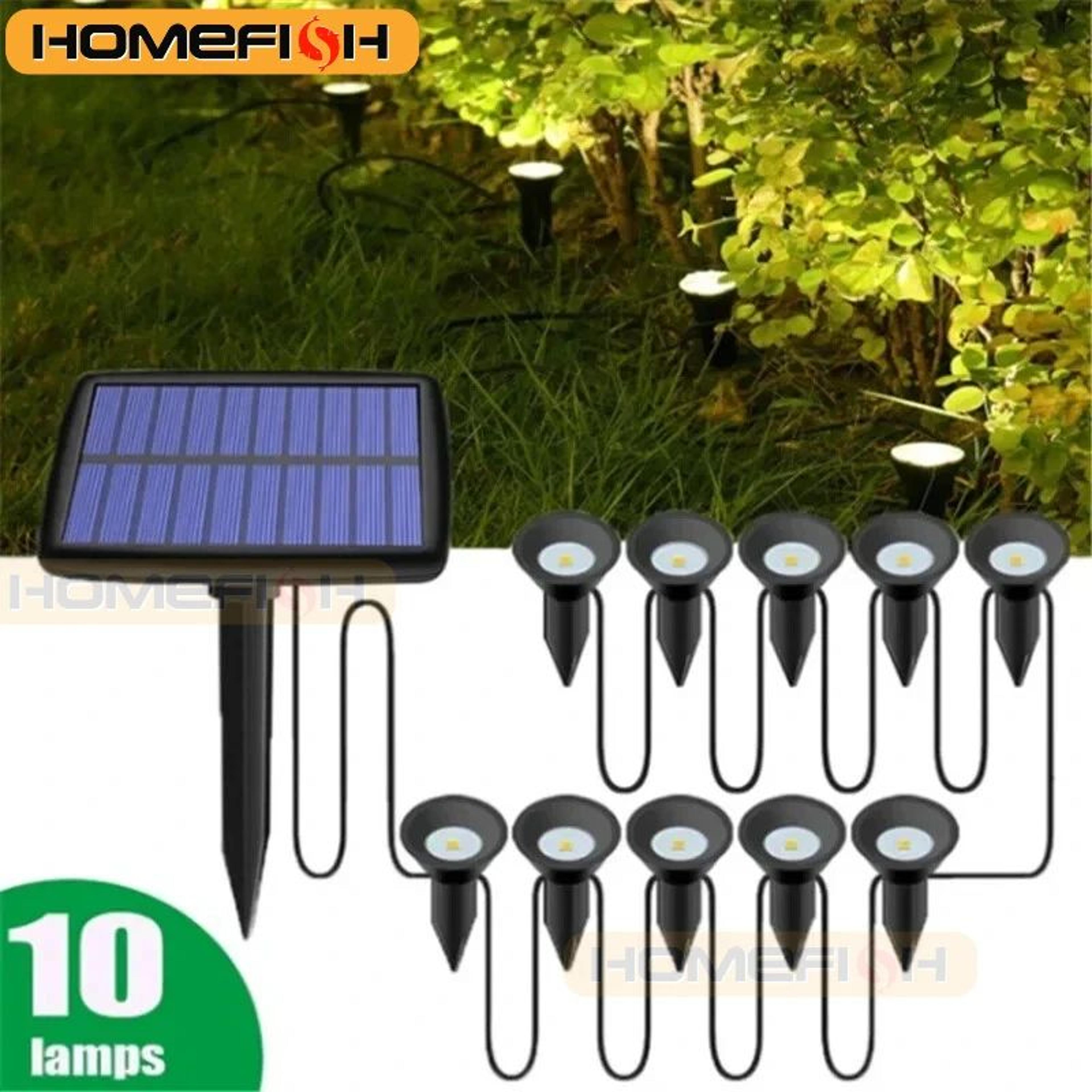 lumiglow 10-in-1 rgb solar landscape spotlights