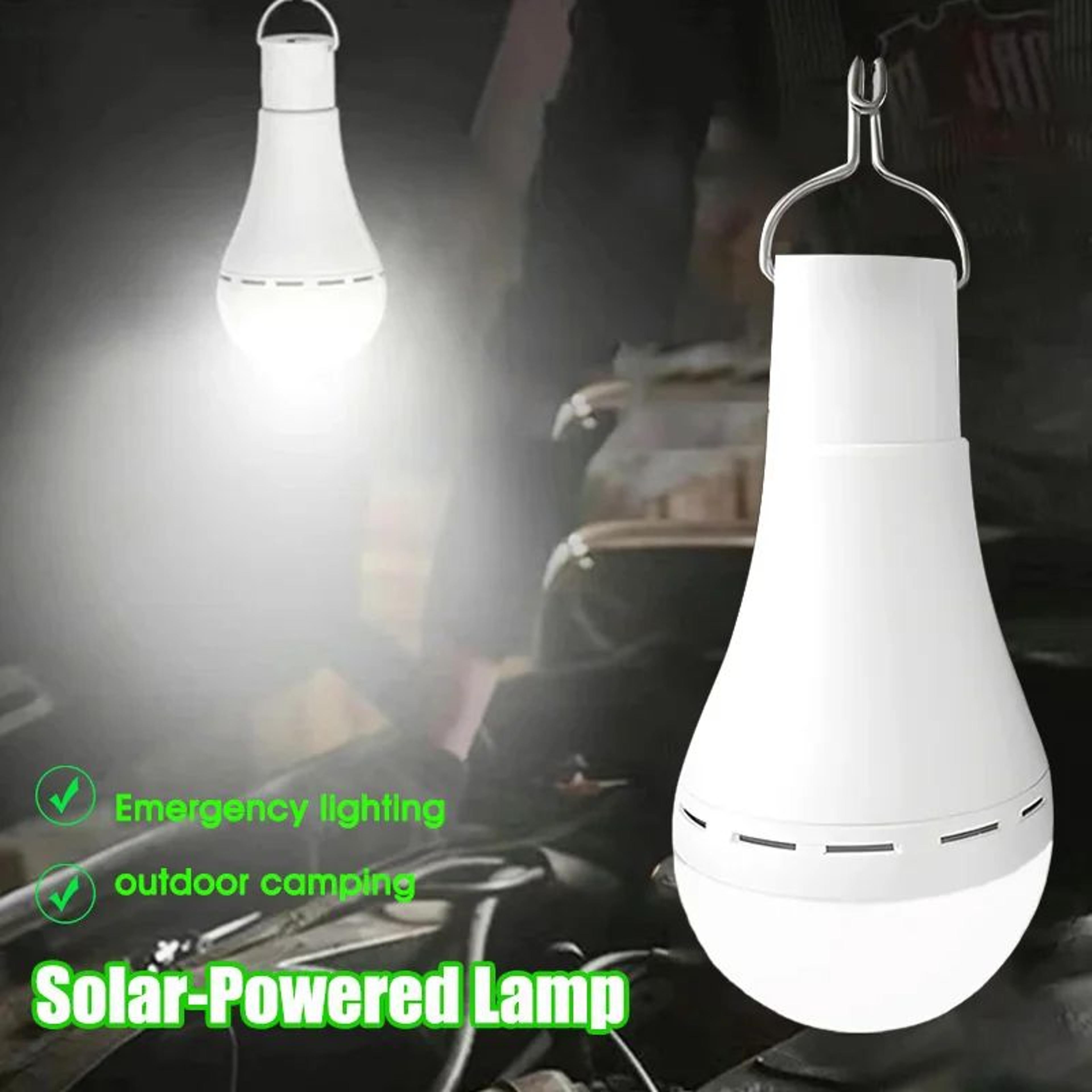 sunbright solar camping light bulb with remote