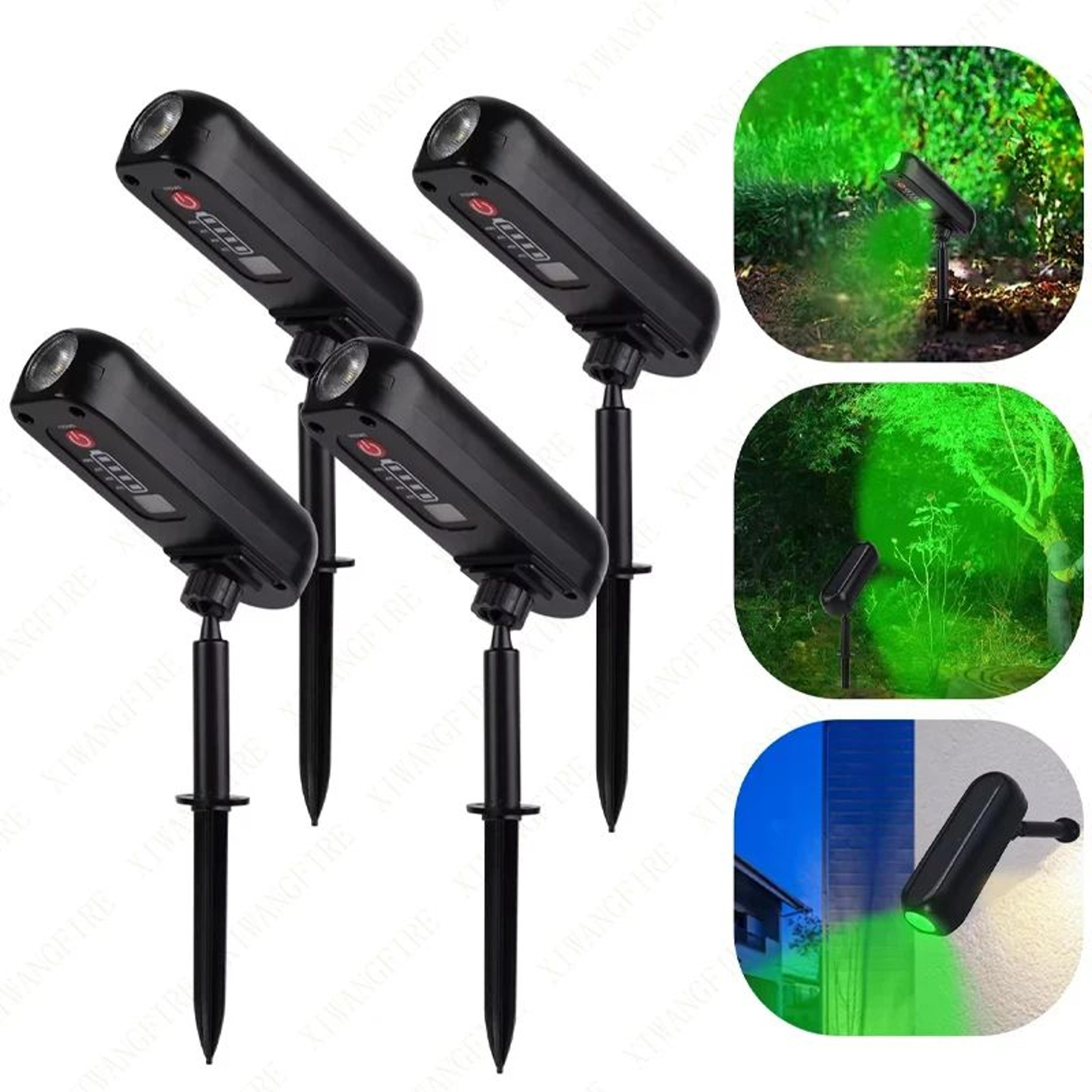 greenglow solar uplights for trees ip65 outdoor garden spotlights