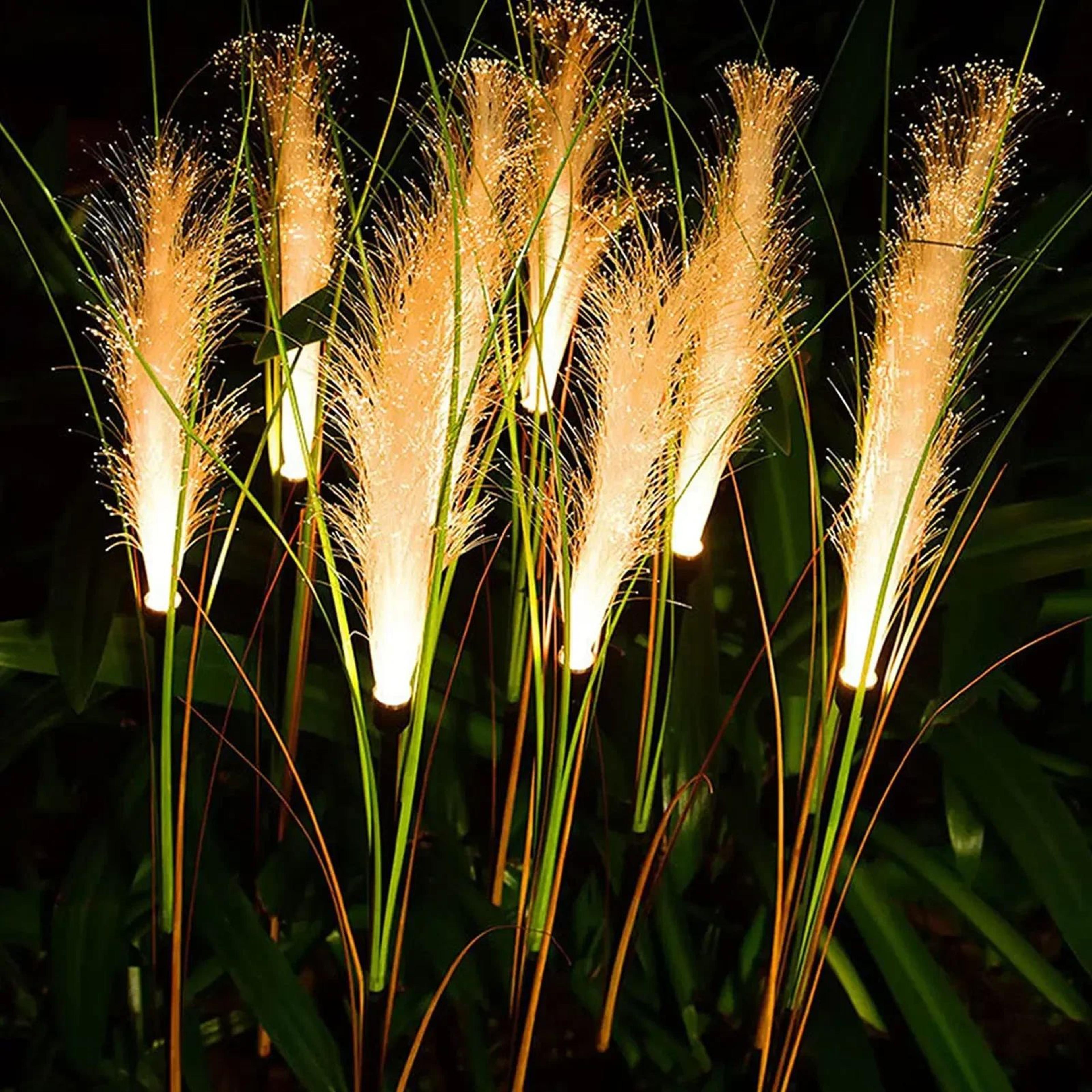 glowreed solar garden lights waterproof led outdoor pathway lights
