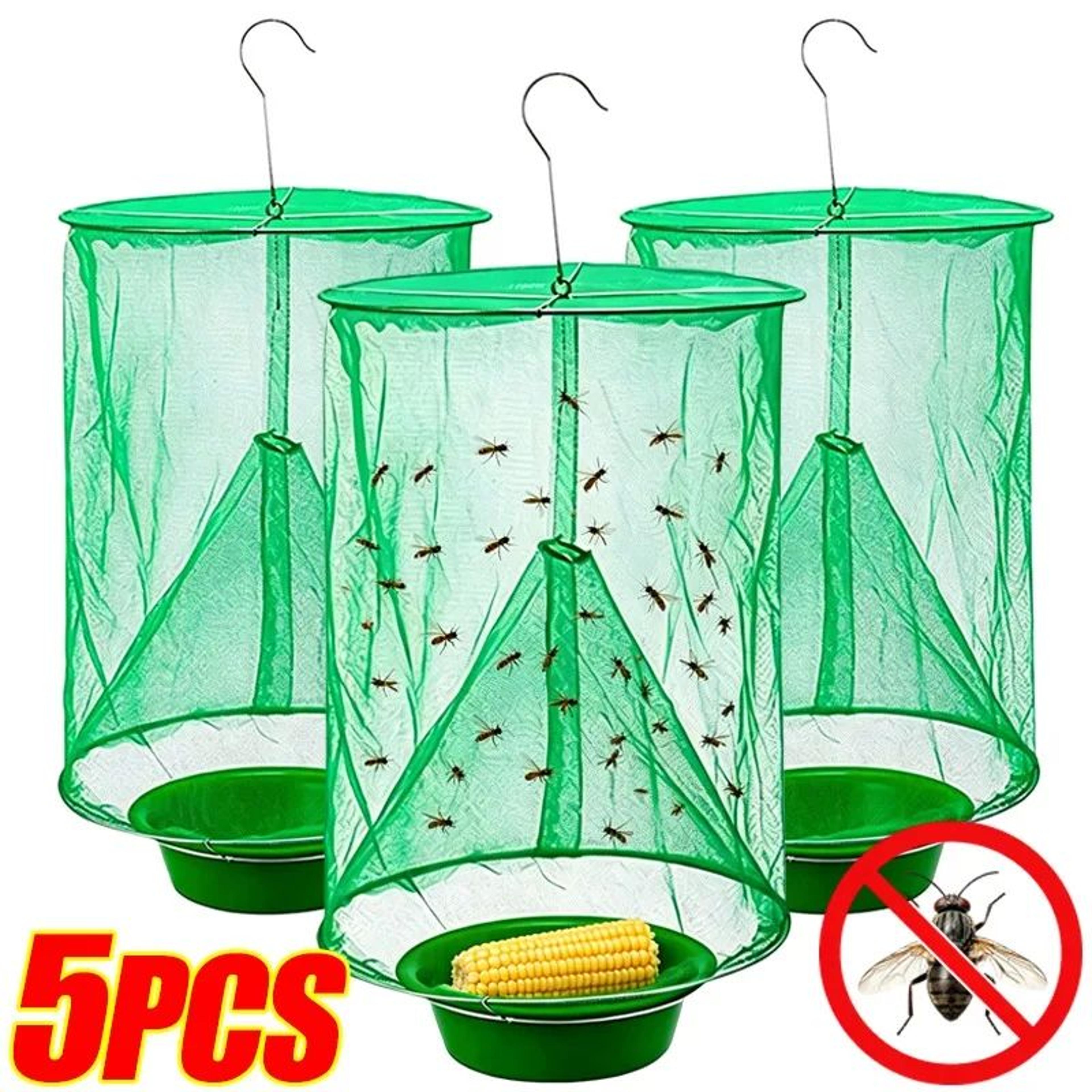 clearcatch reusable outdoor fly trap hanging mesh fly catcher