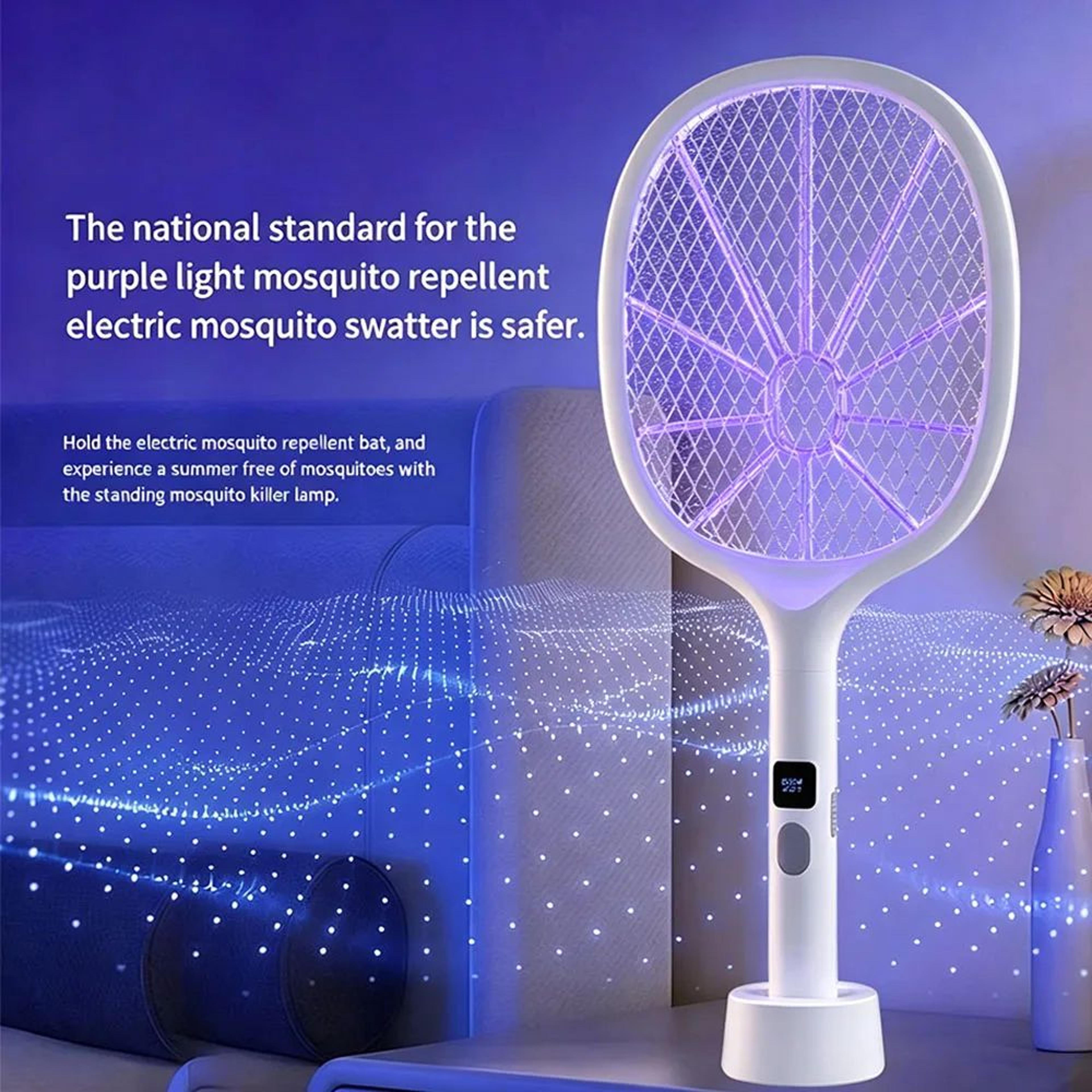 zentrazap rechargeable electric fly swatter and automatic bug zapper
