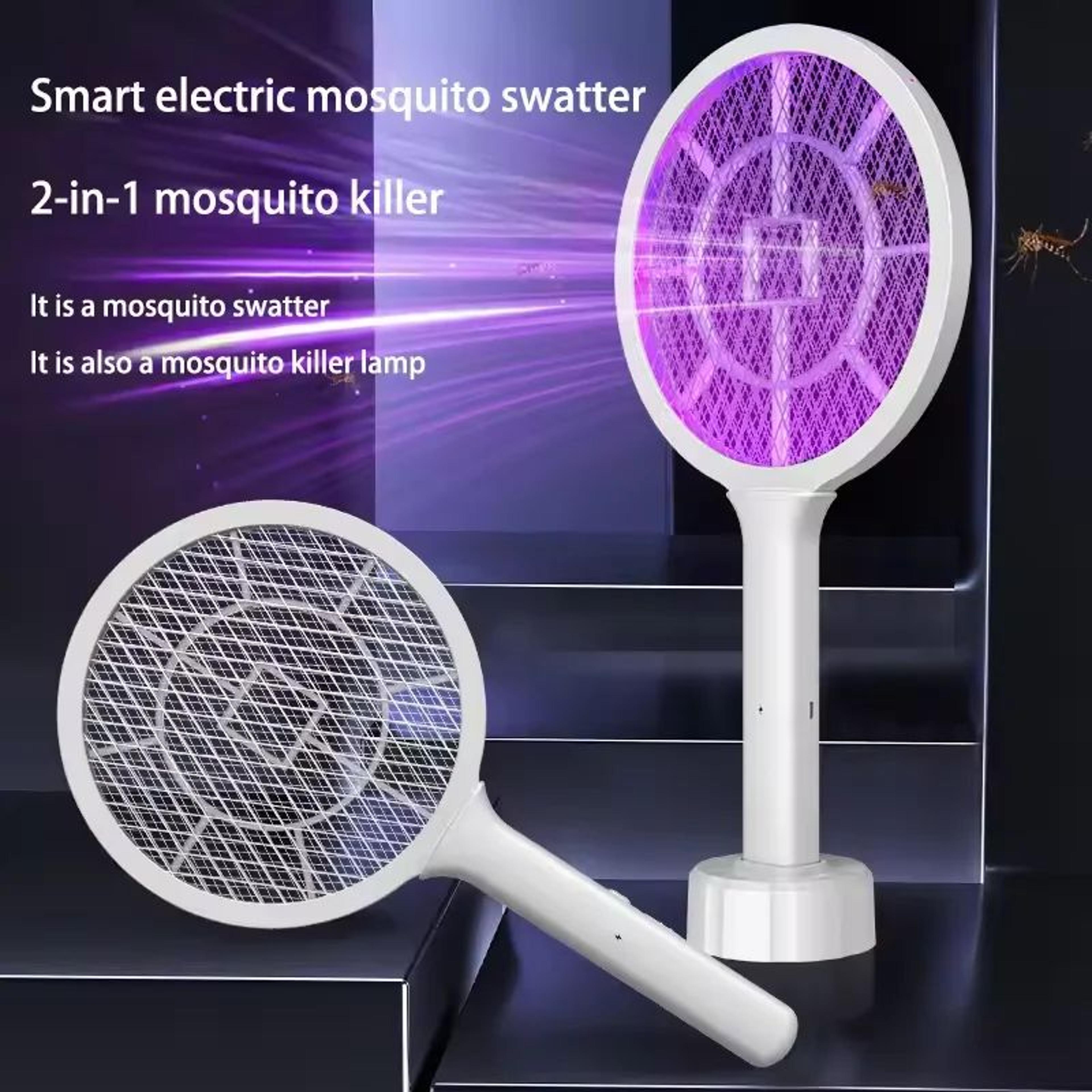 smartguard 2-in-1 electric mosquito swatter and uv mosquito killer lamp