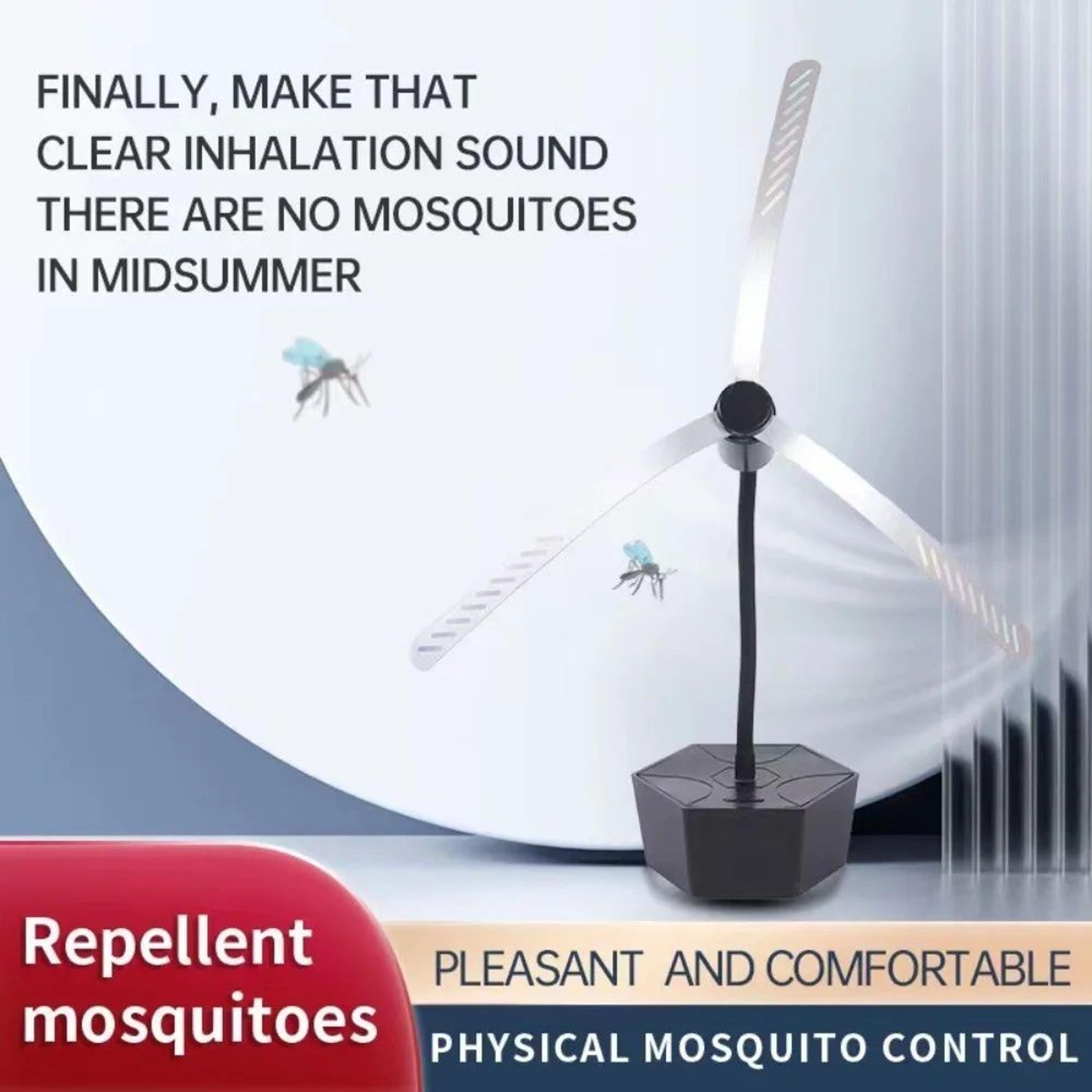 breezeguard rechargeable fly repellent fan for food