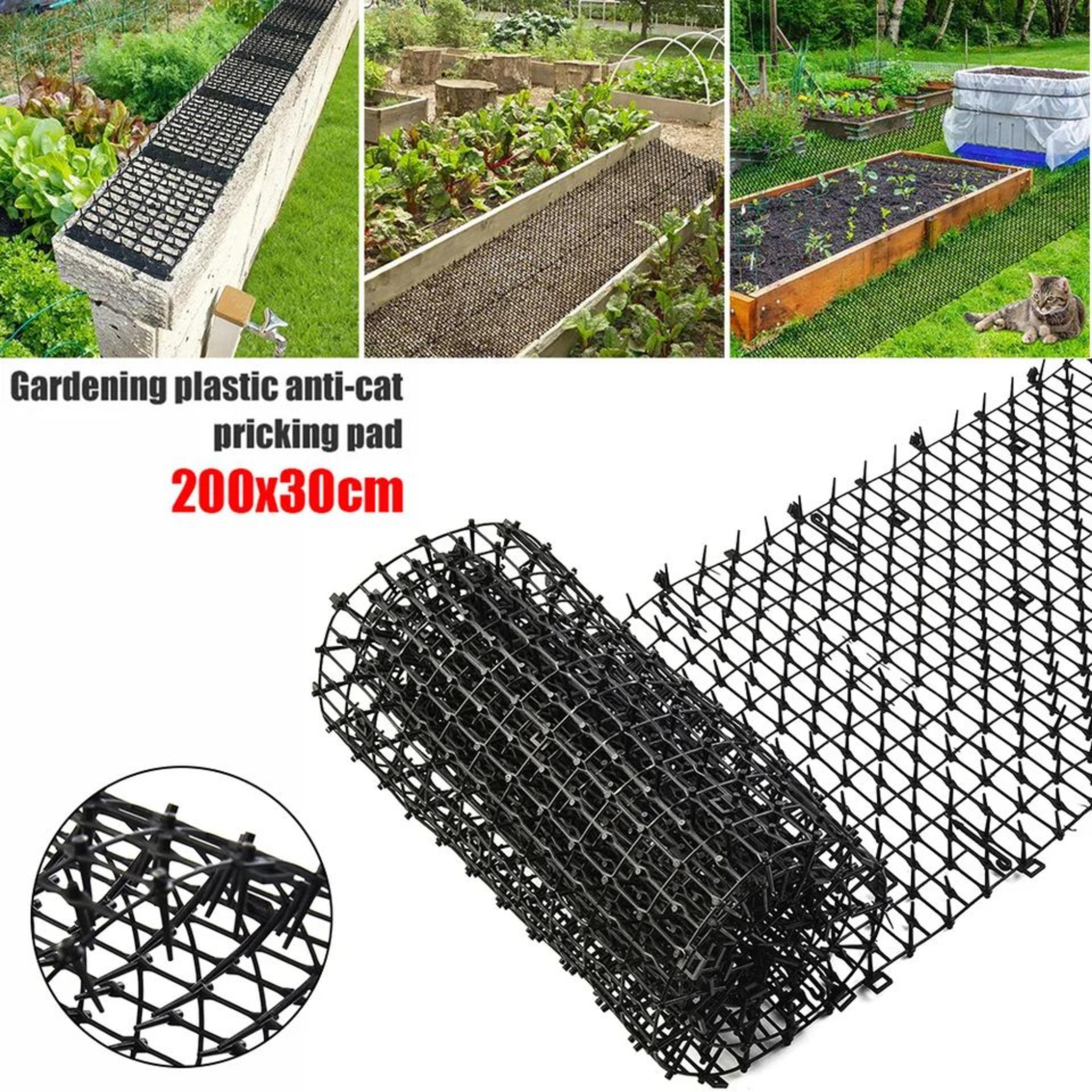 safeguard cat deterrent mat for garden and home 200 x 30cm