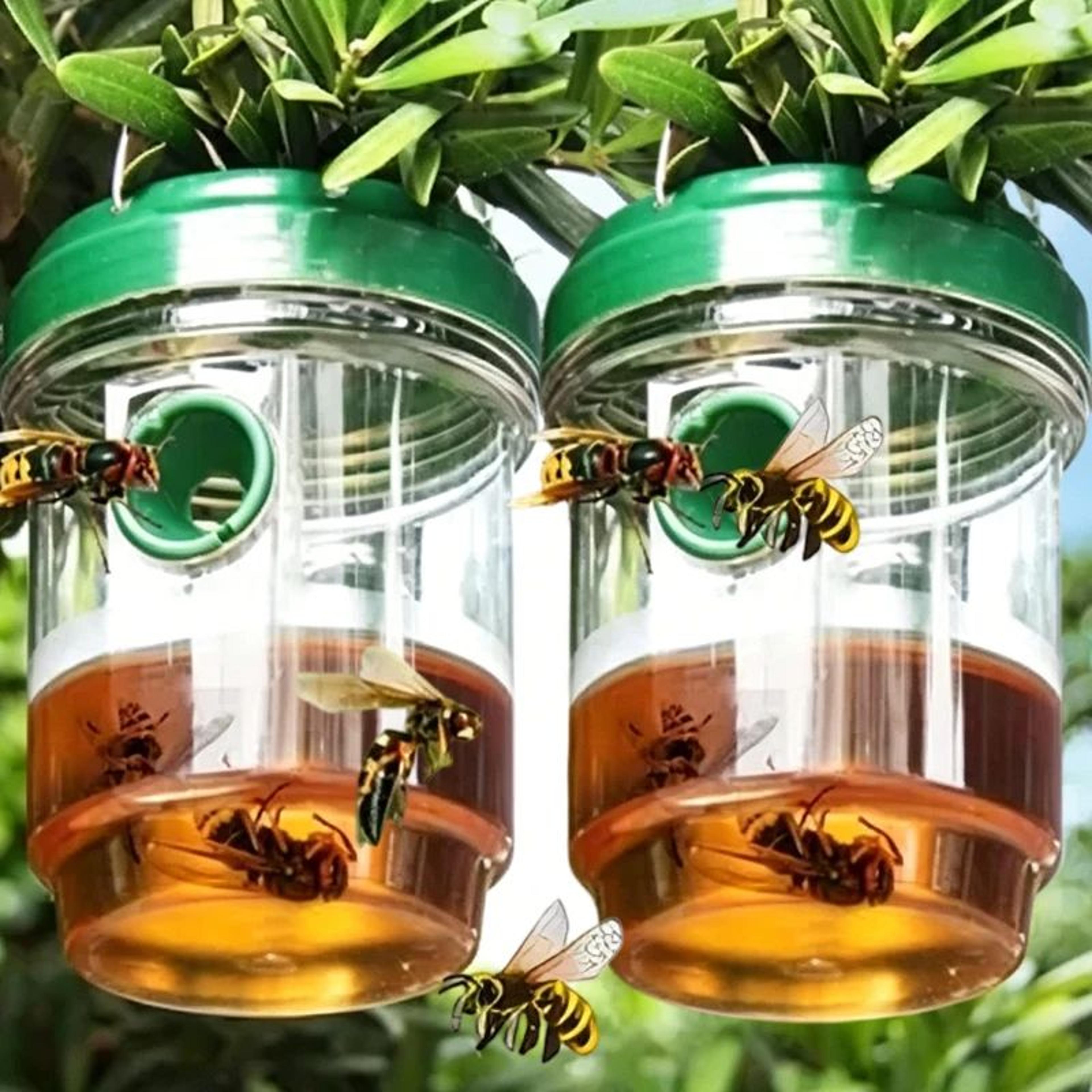 gardenguard reusable wasp trap outdoor hornet & yellow jacket trap