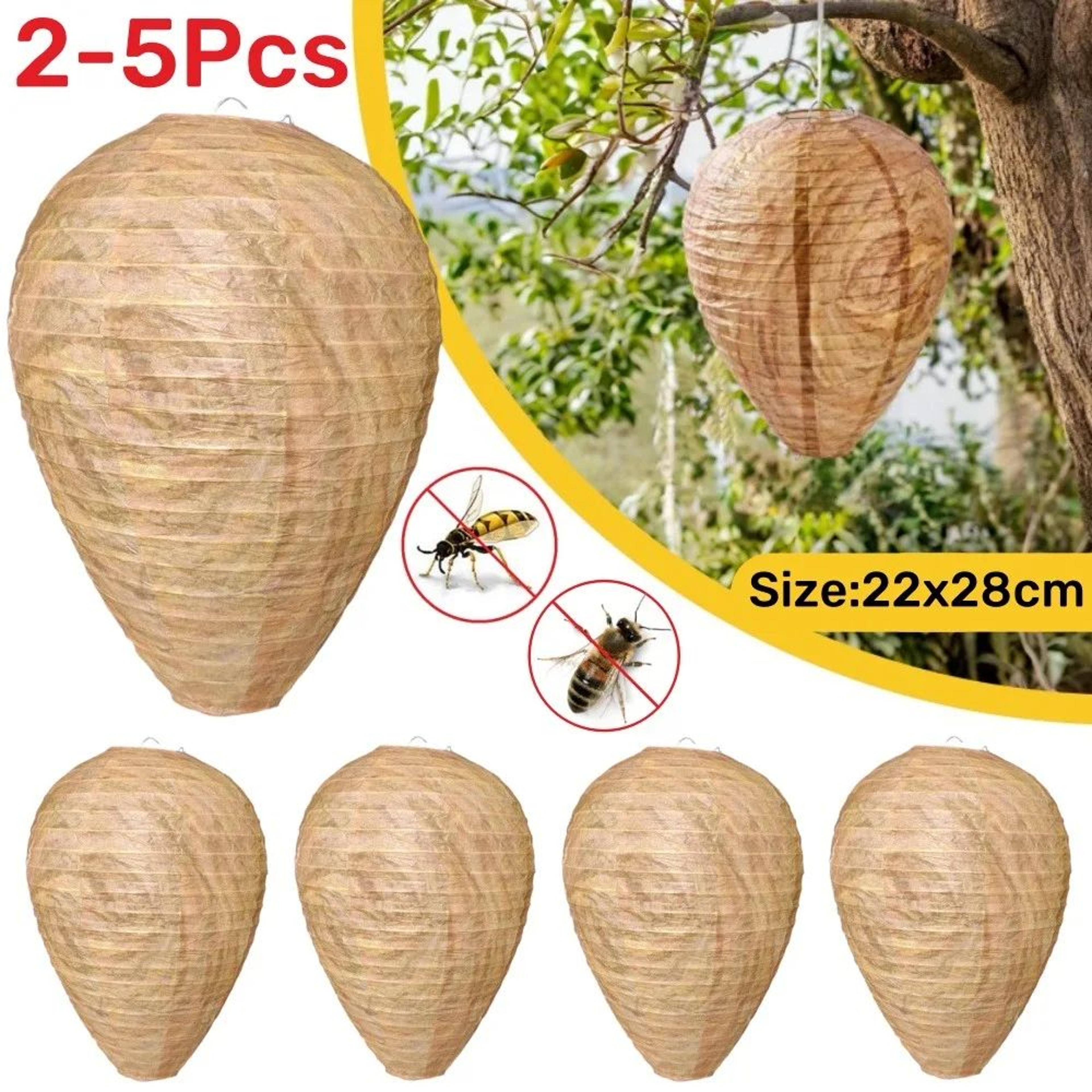 waspguard hanging wasp nest decoy for patio and garden