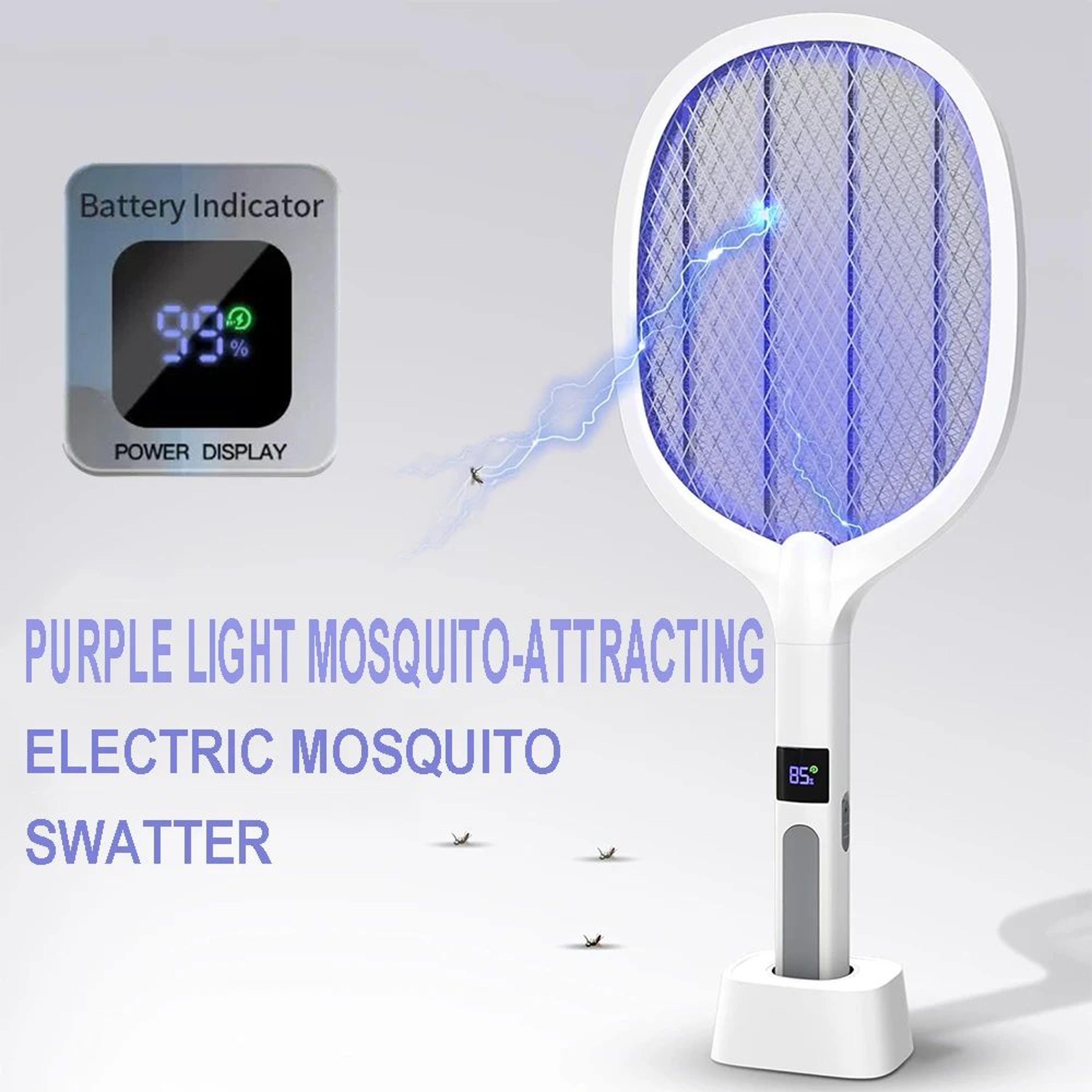 4000v electric fly swatter rechargeable bug zapper with auto mode