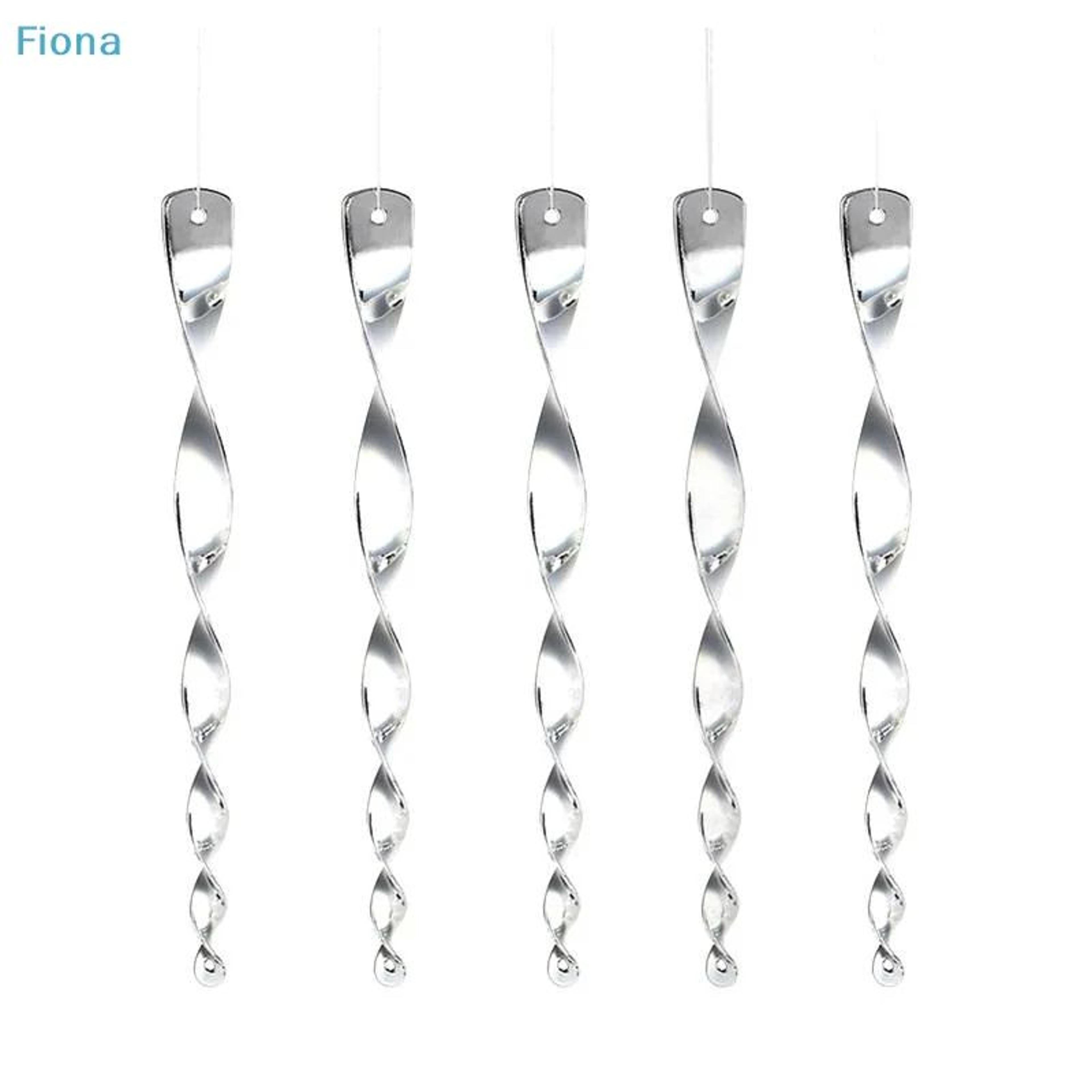 reflective bird deterrent spirals for garden & patio
