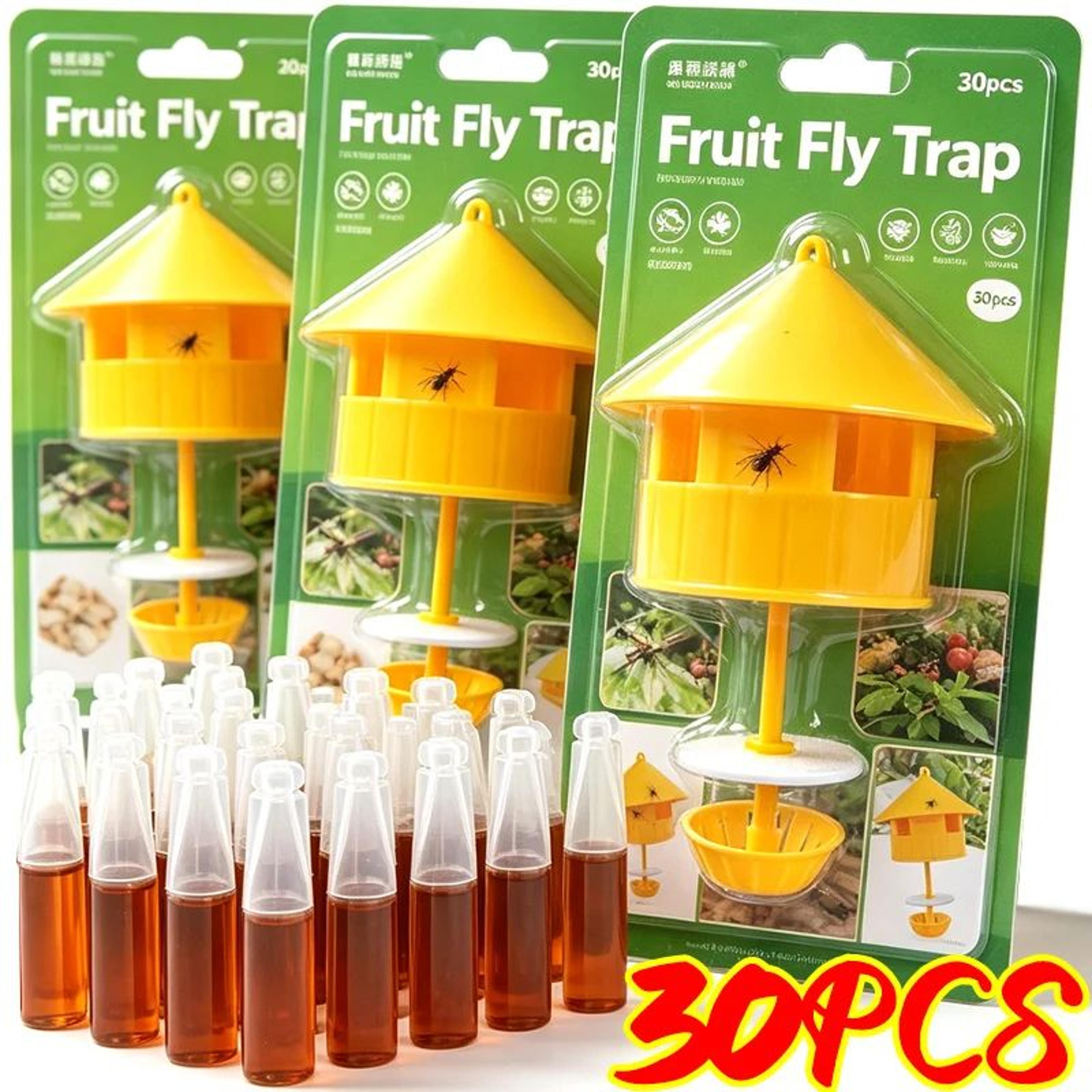 gardenguard large capacity fruit fly trap and wasp trap with hanging attractant