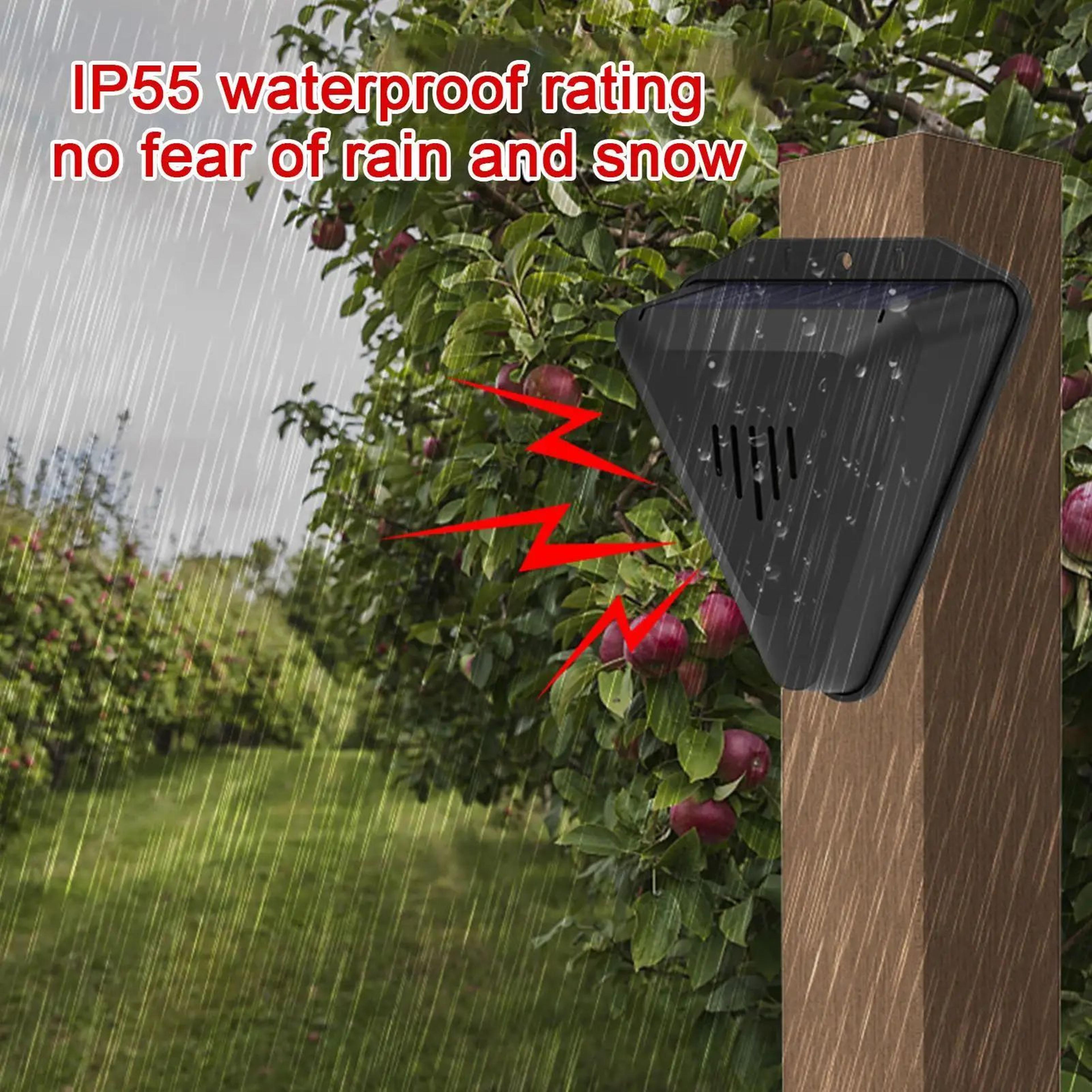 solarguard solar bird repeller with 13 sound modes