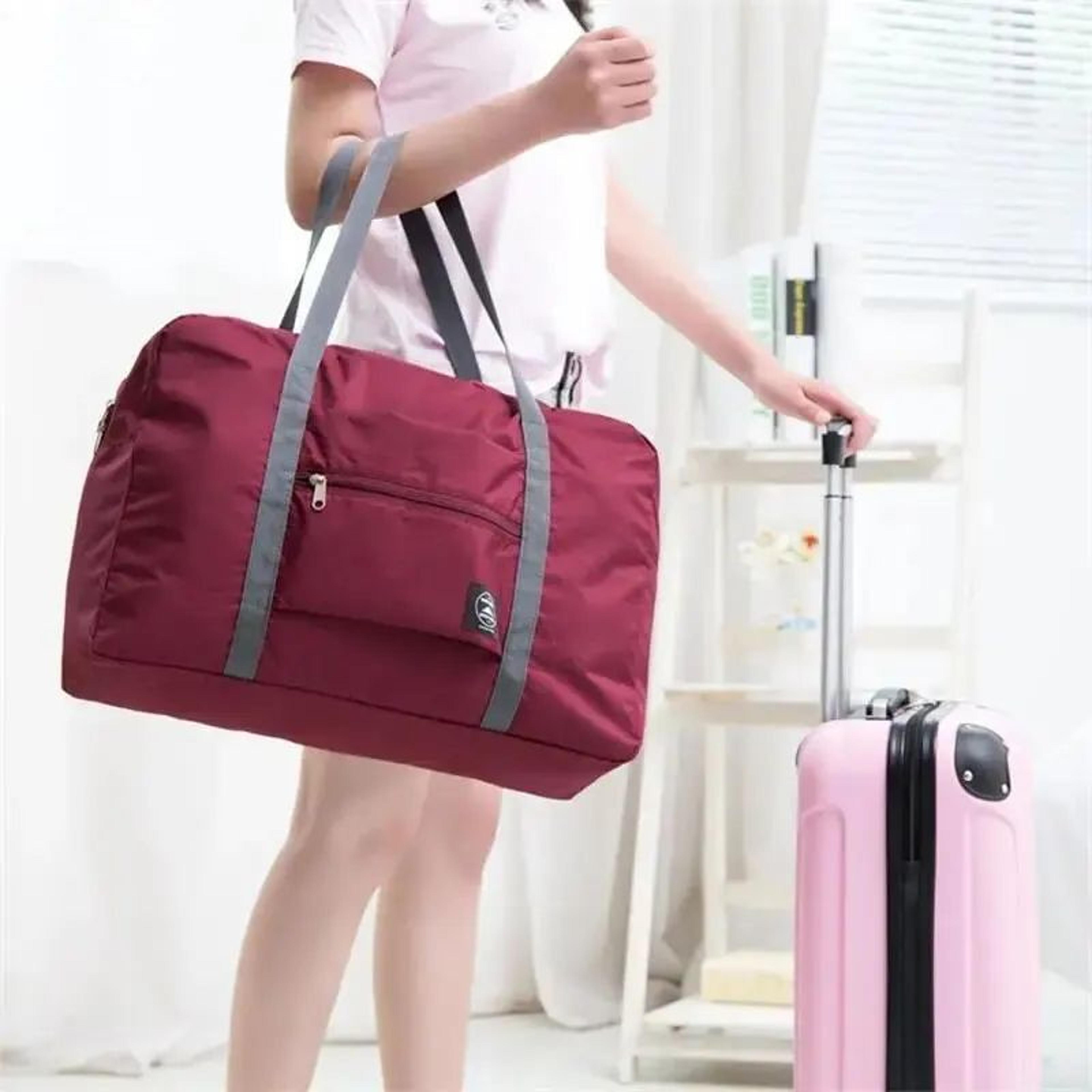 flexicarry foldable travel bag waterproof large capacity luggage tote