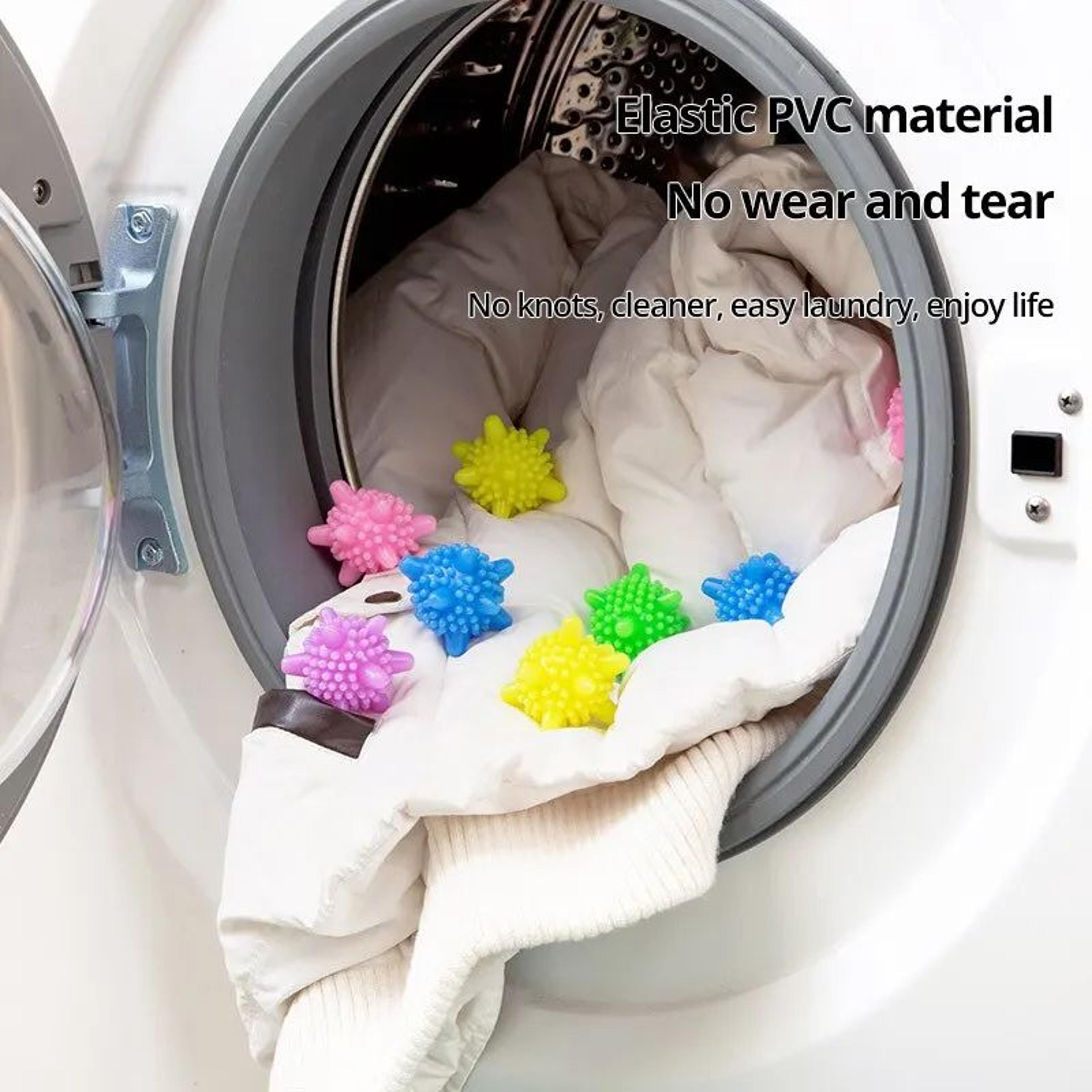 cleanspin reusable laundry balls 10-piece anti-tangle washing machine set