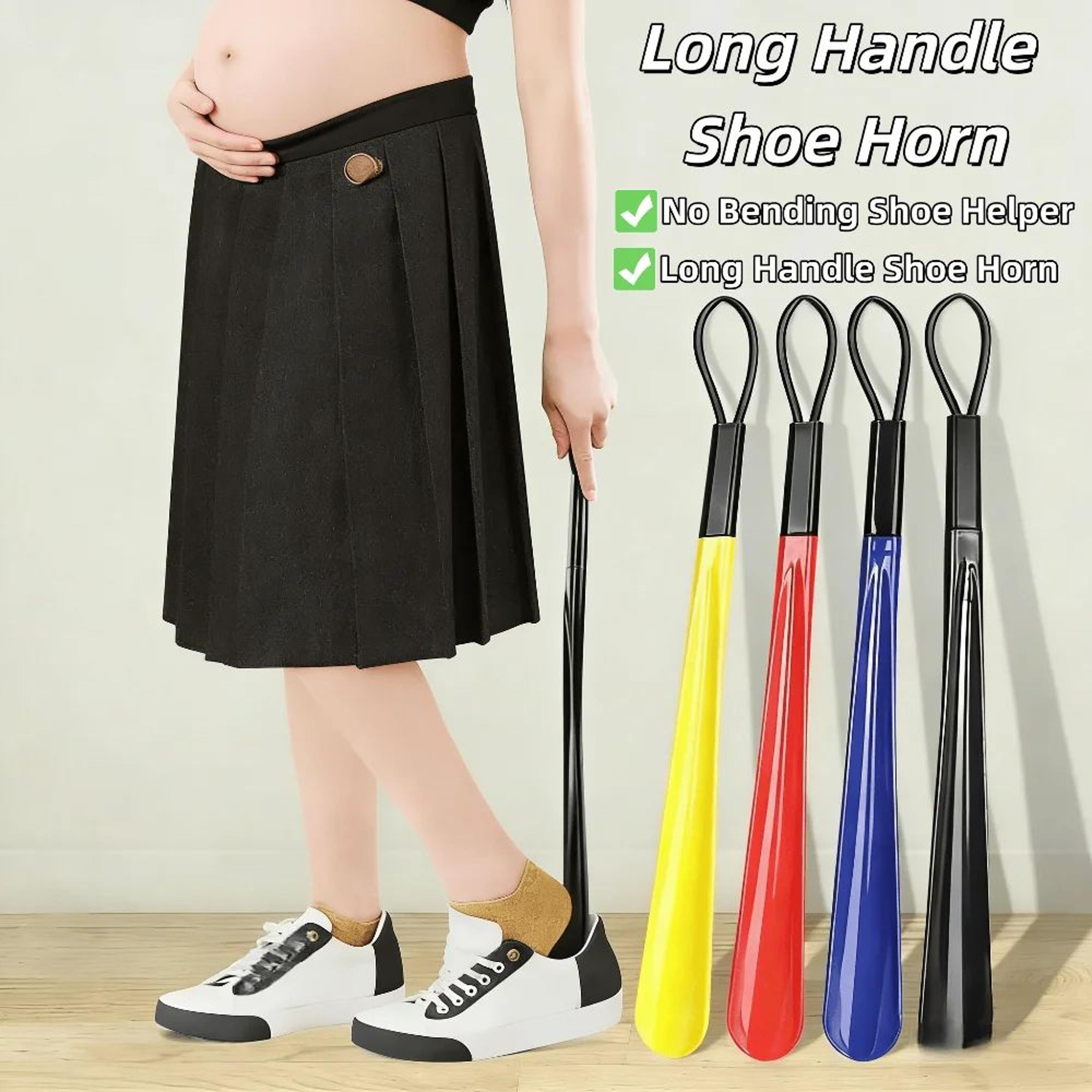 comfortreach extra long shoe horn for seniors and everyday use