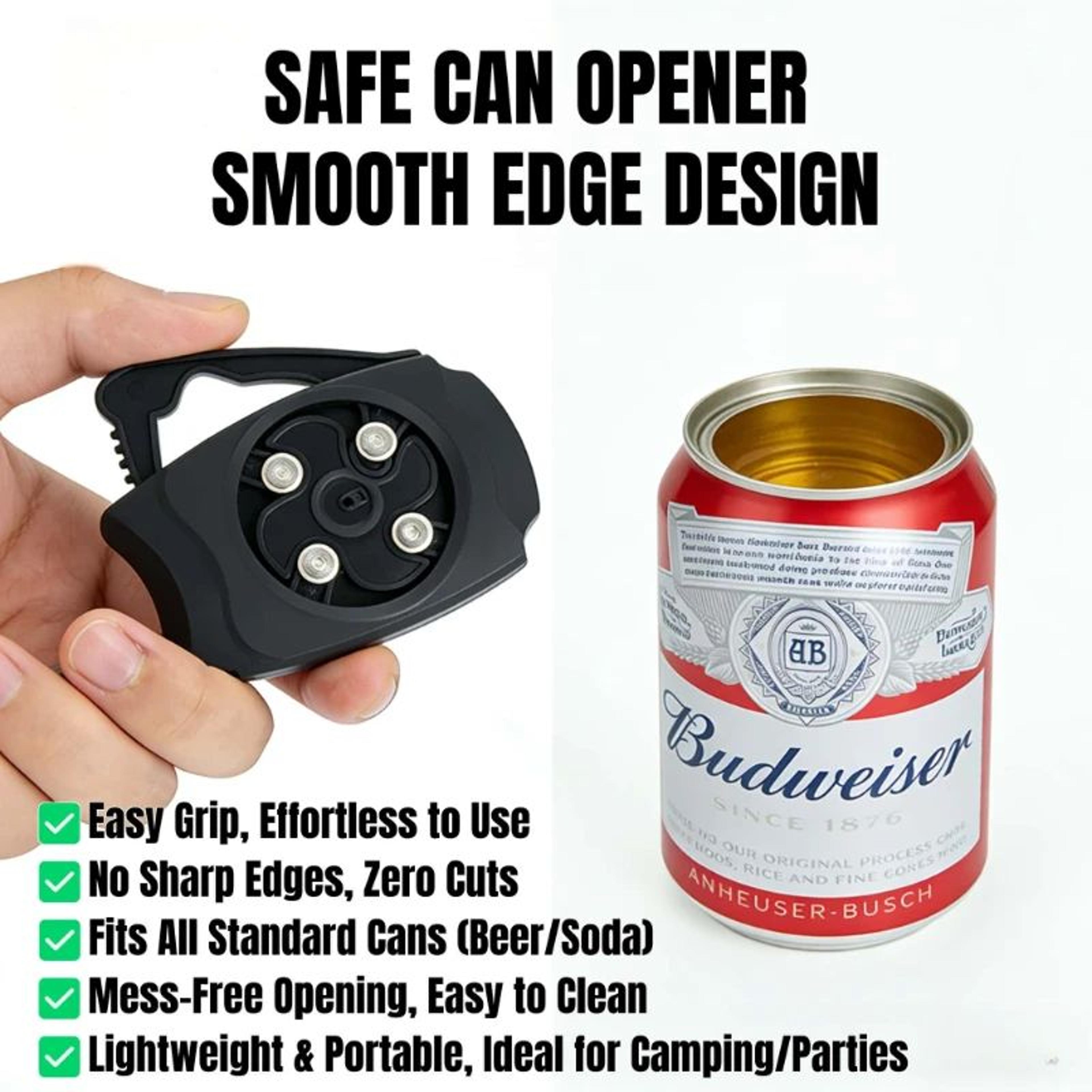 smoothsip can top remover and smooth edge can opener