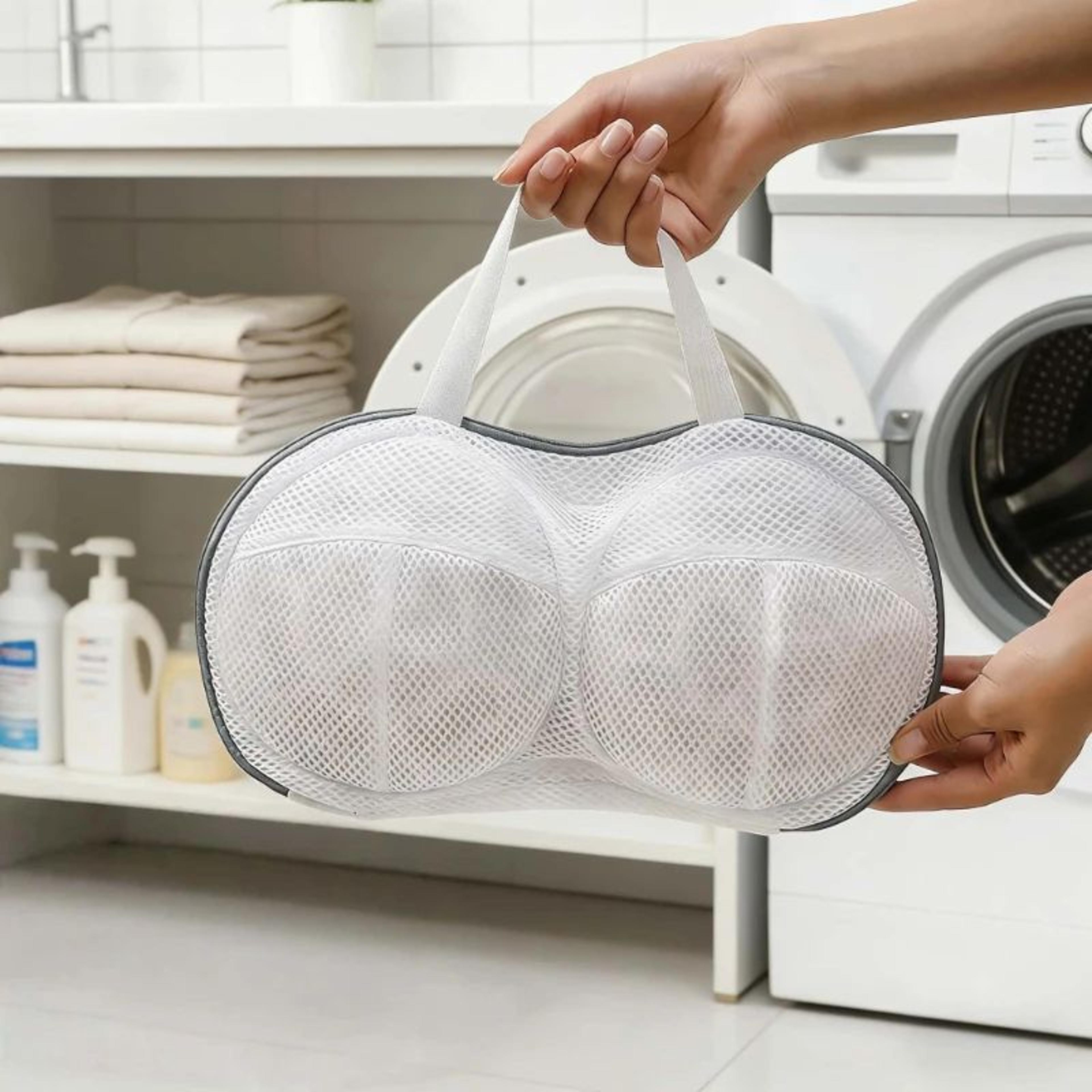 3d protective bra laundry bag with fine mesh