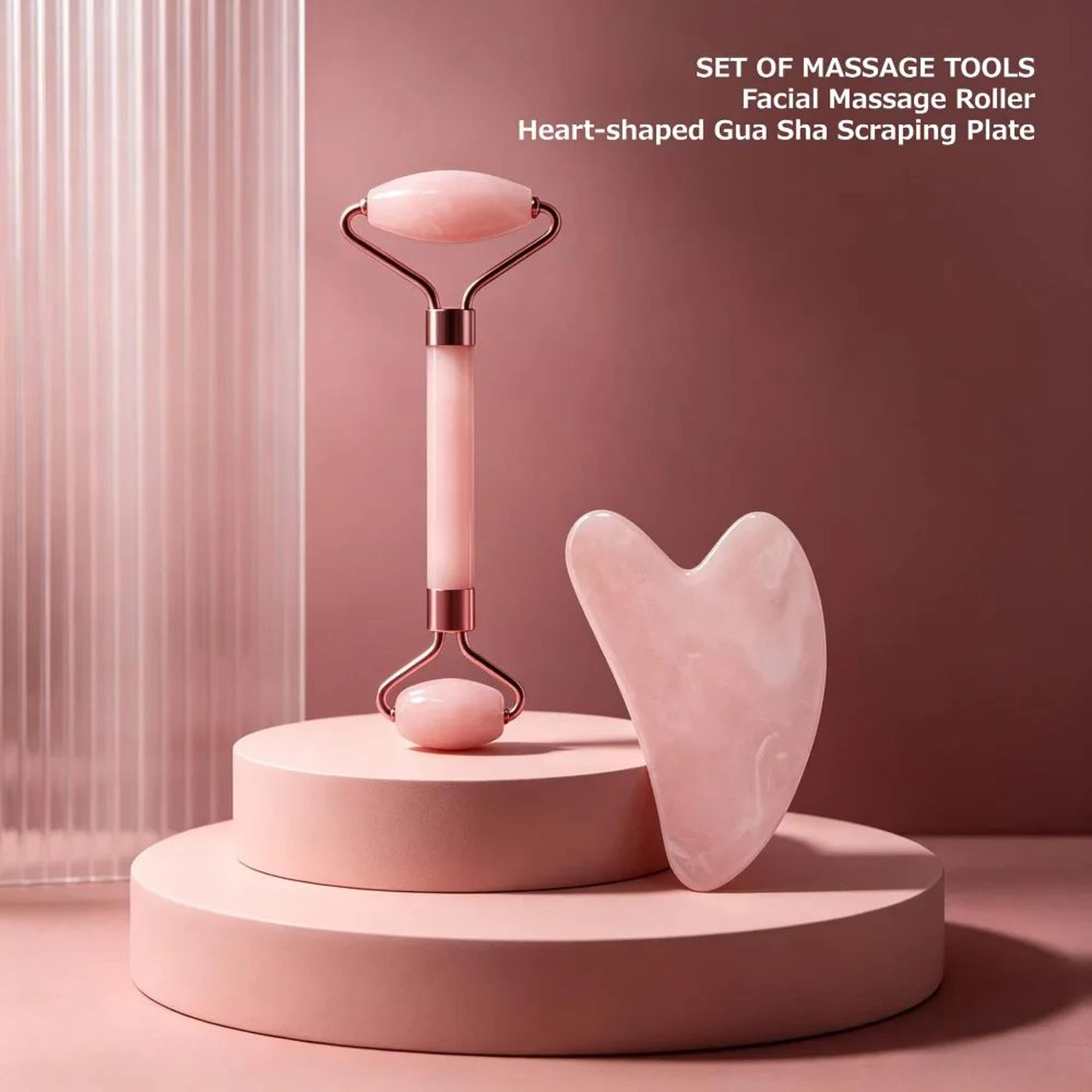 lumilift resin face roller and gua sha set