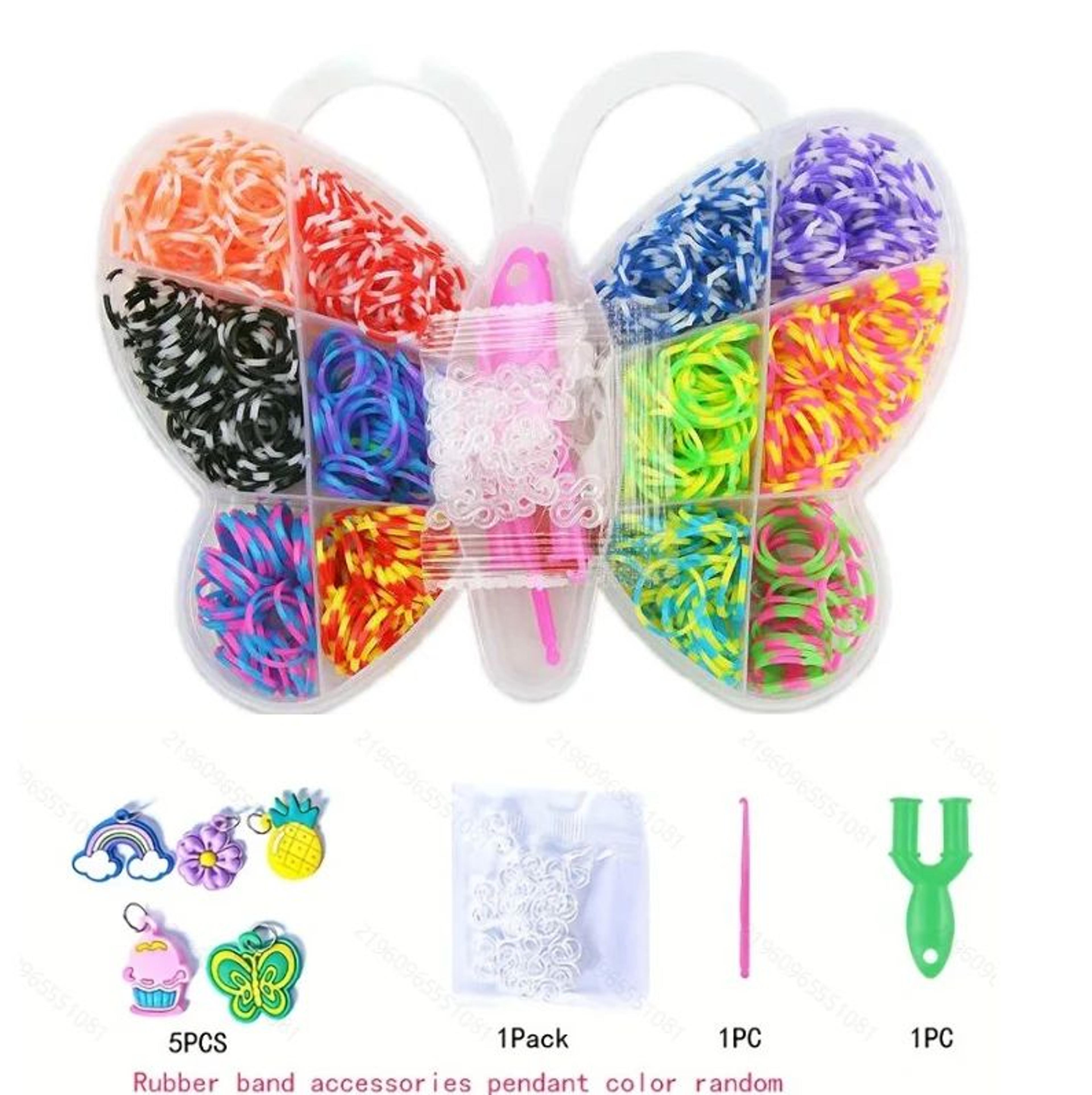 colorpop 600-piece loom bands kit for diy bracelets