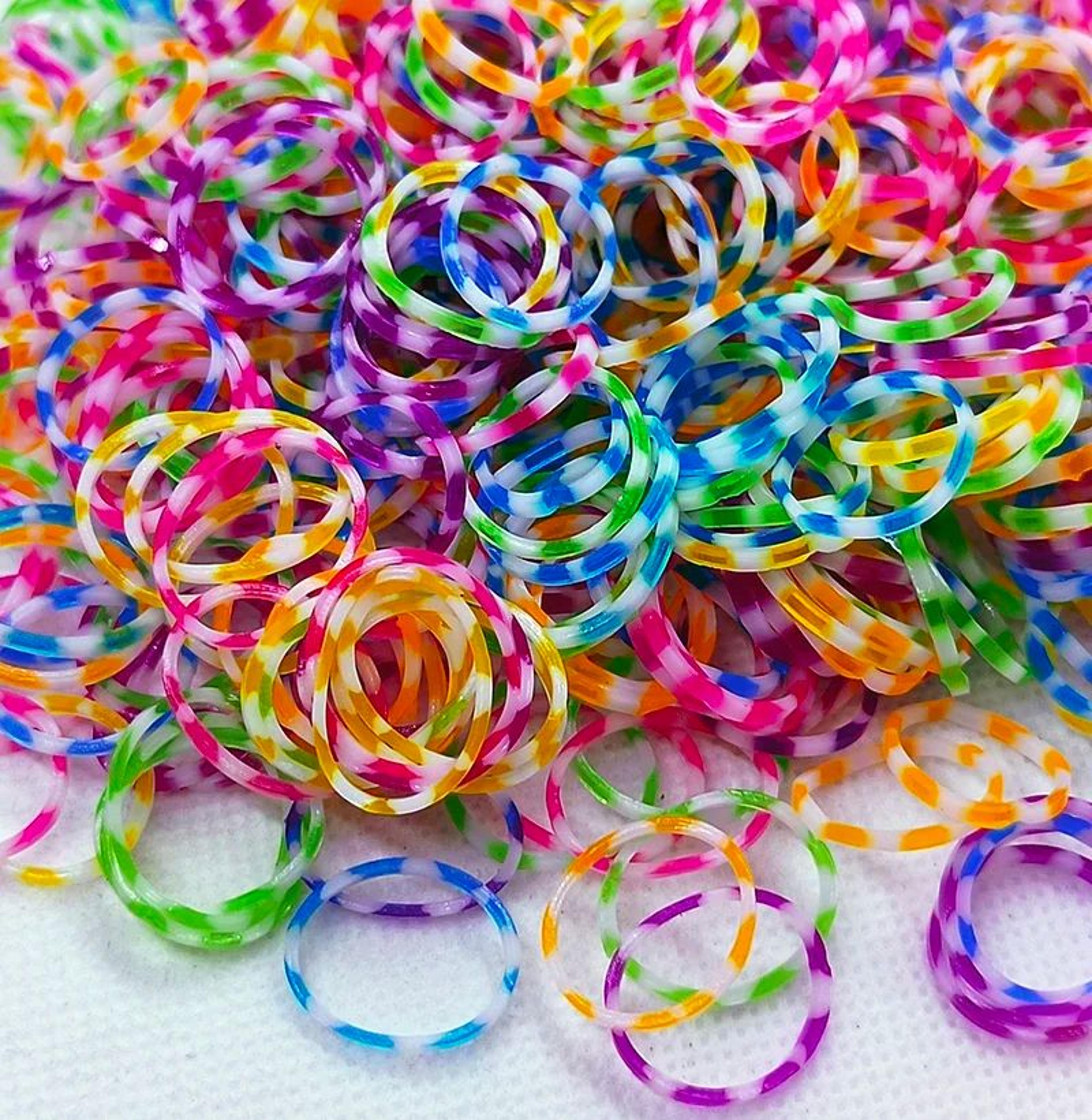 color duo 600pcs loom bands diy bracelet making kit