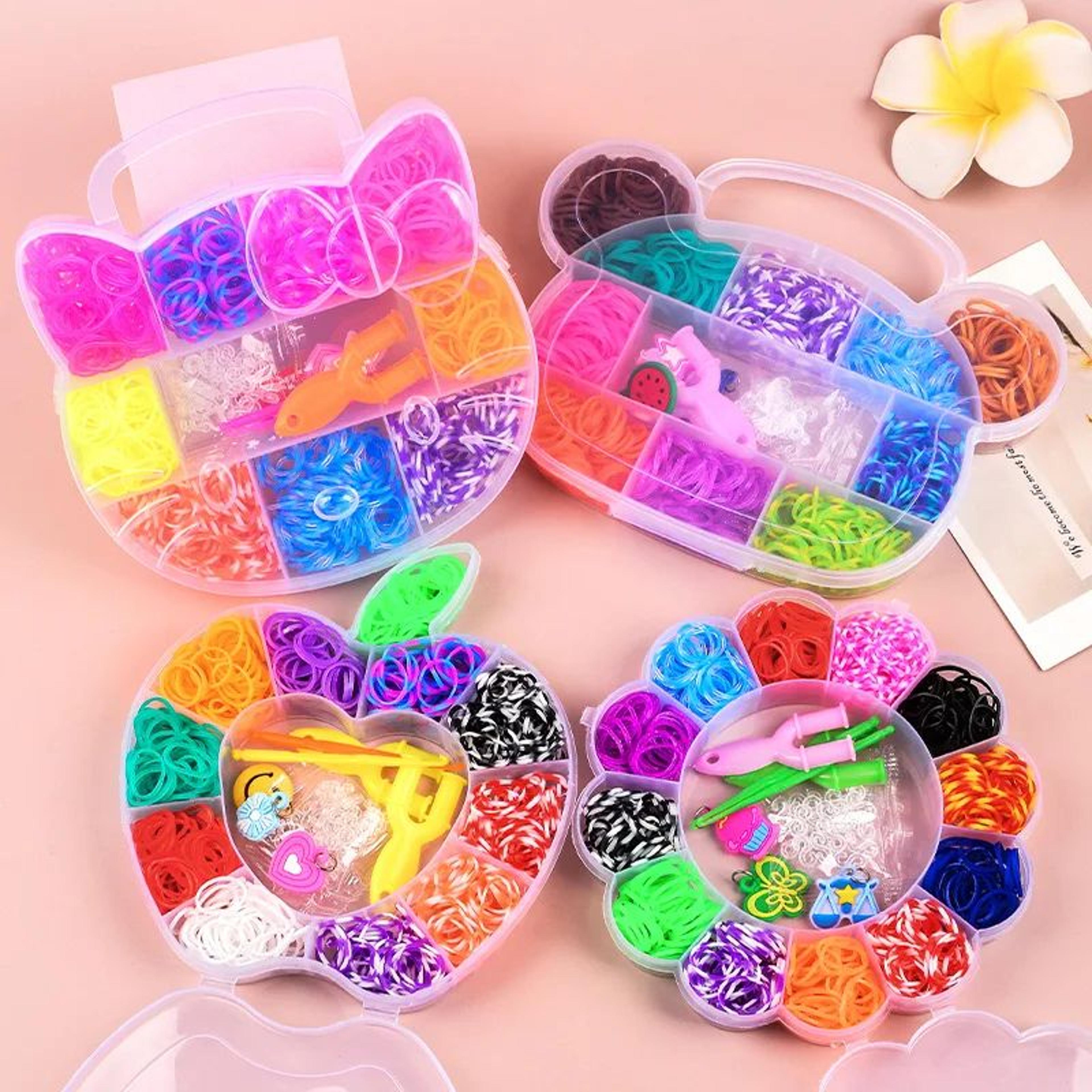 glowcraft diy luminous loom bands bracelet making set