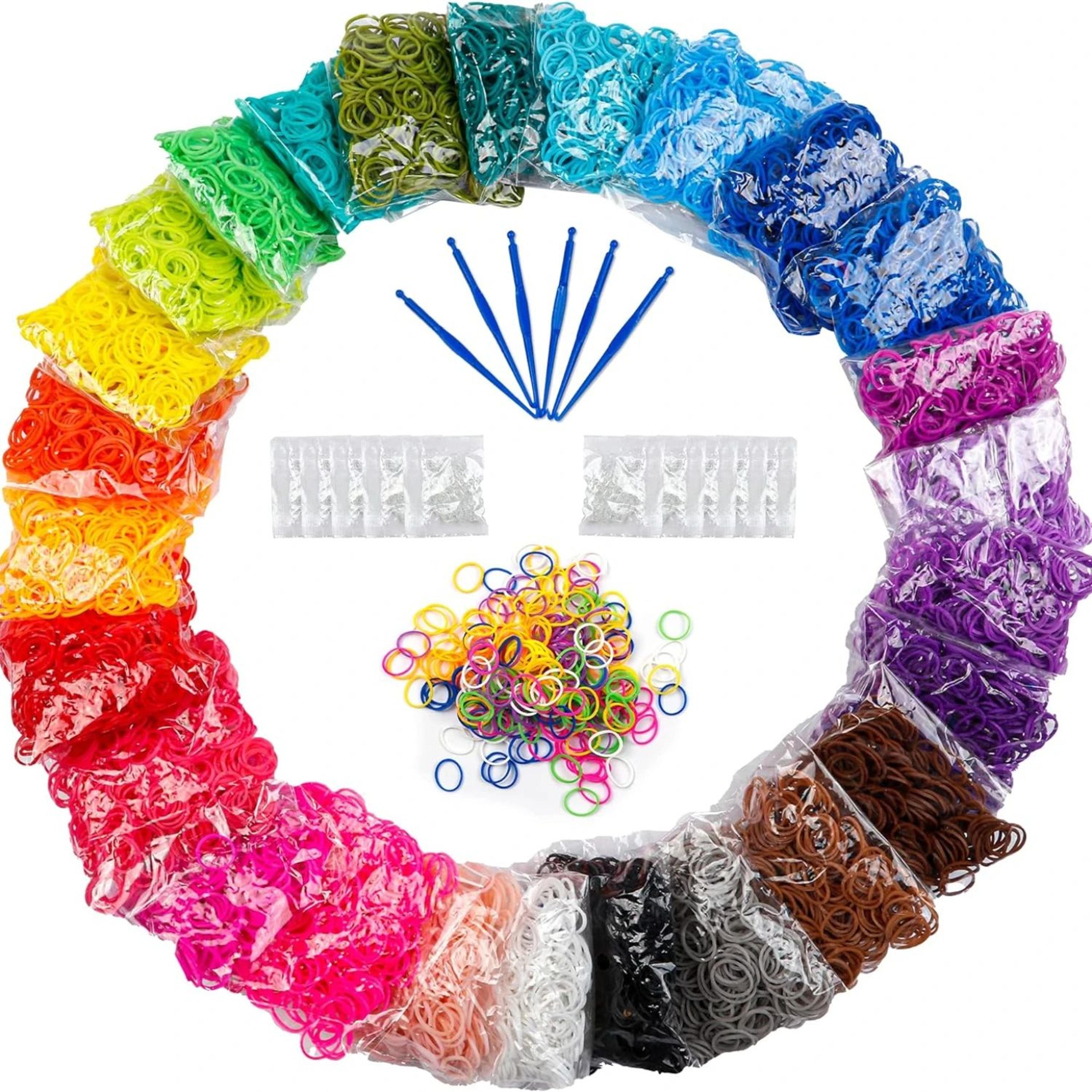 creative loom bands refill kit 600-piece bracelet making set