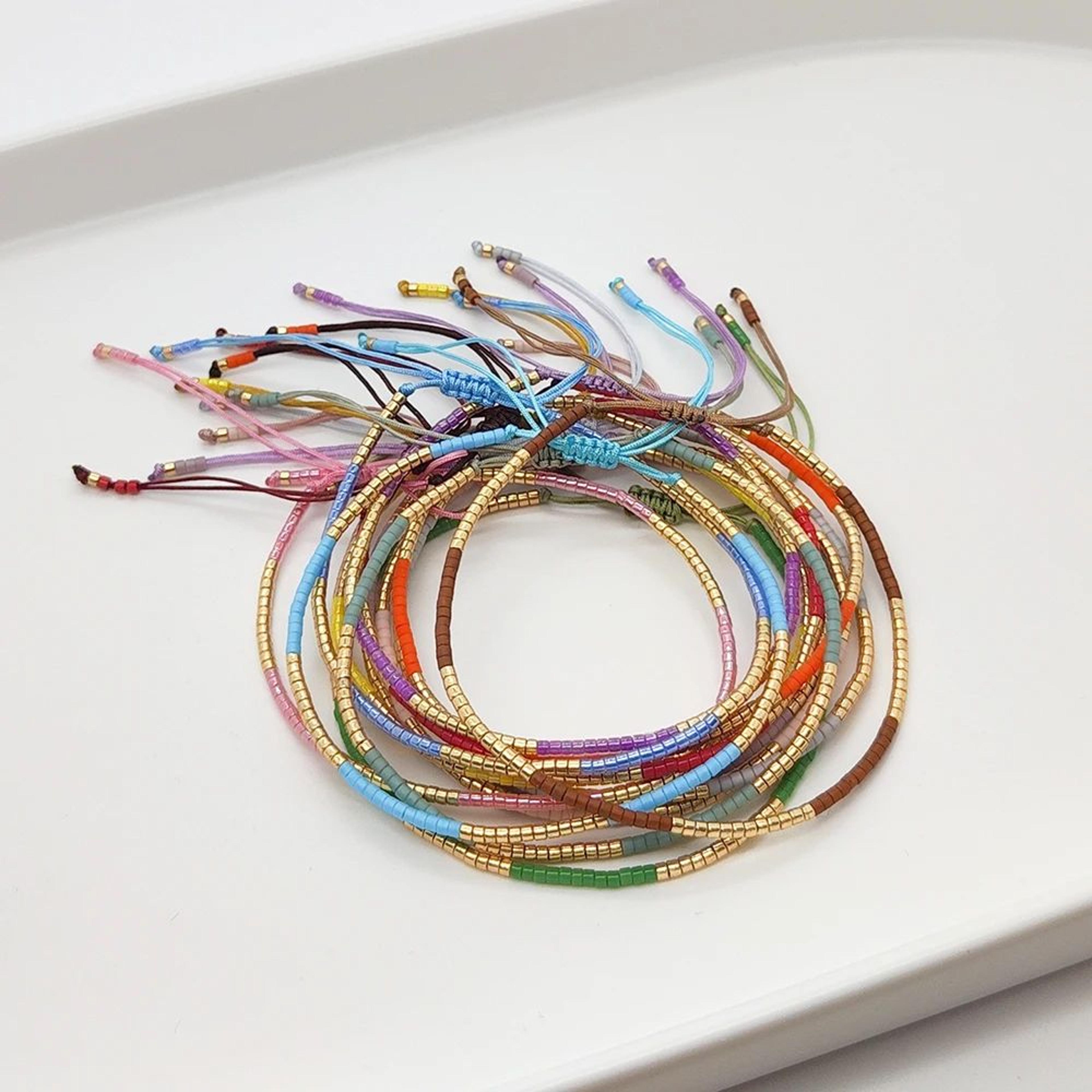 kkbead handmade miyuki beaded bracelet adjustable boho jewelry for women