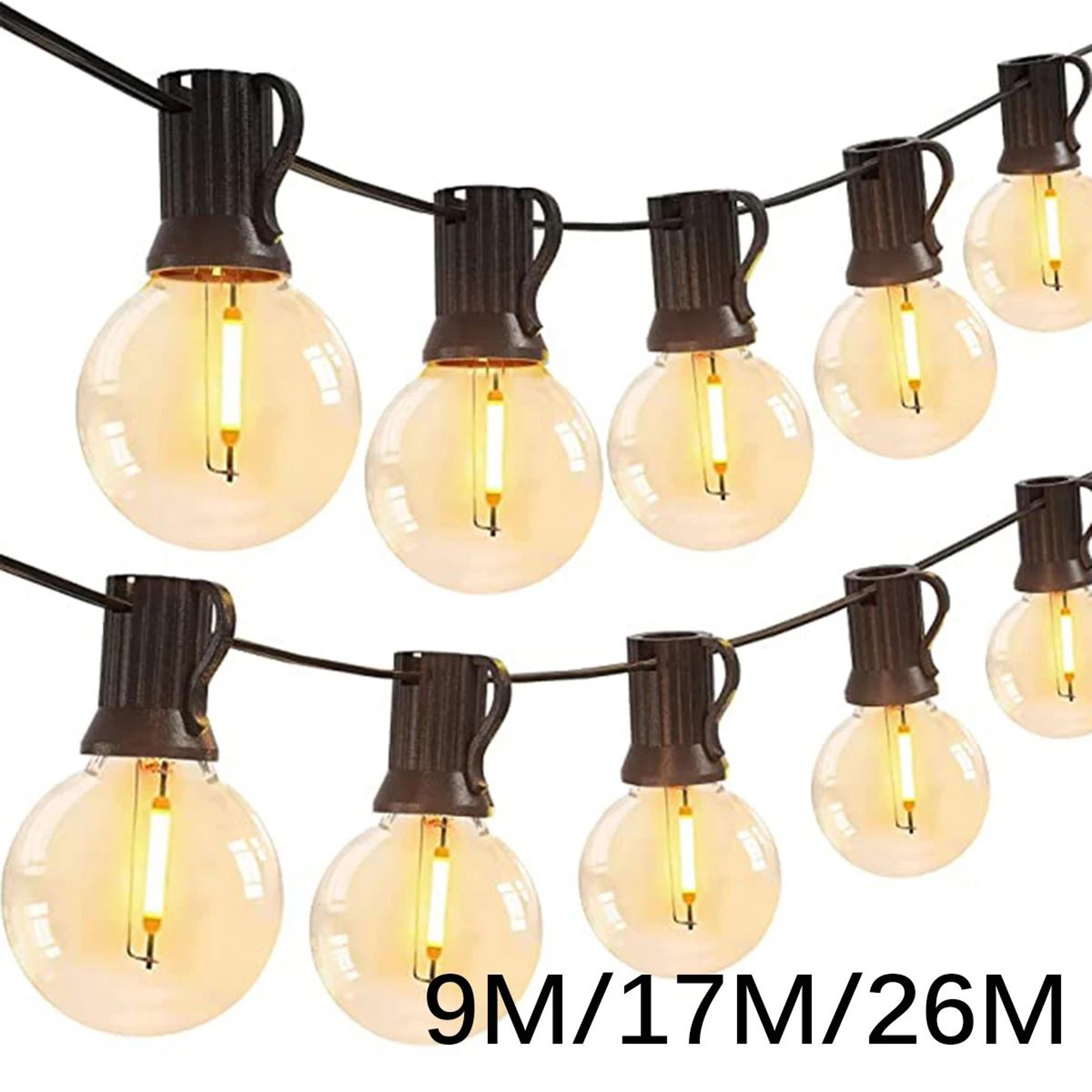 g40 led outdoor string lights for patio garden and party decor