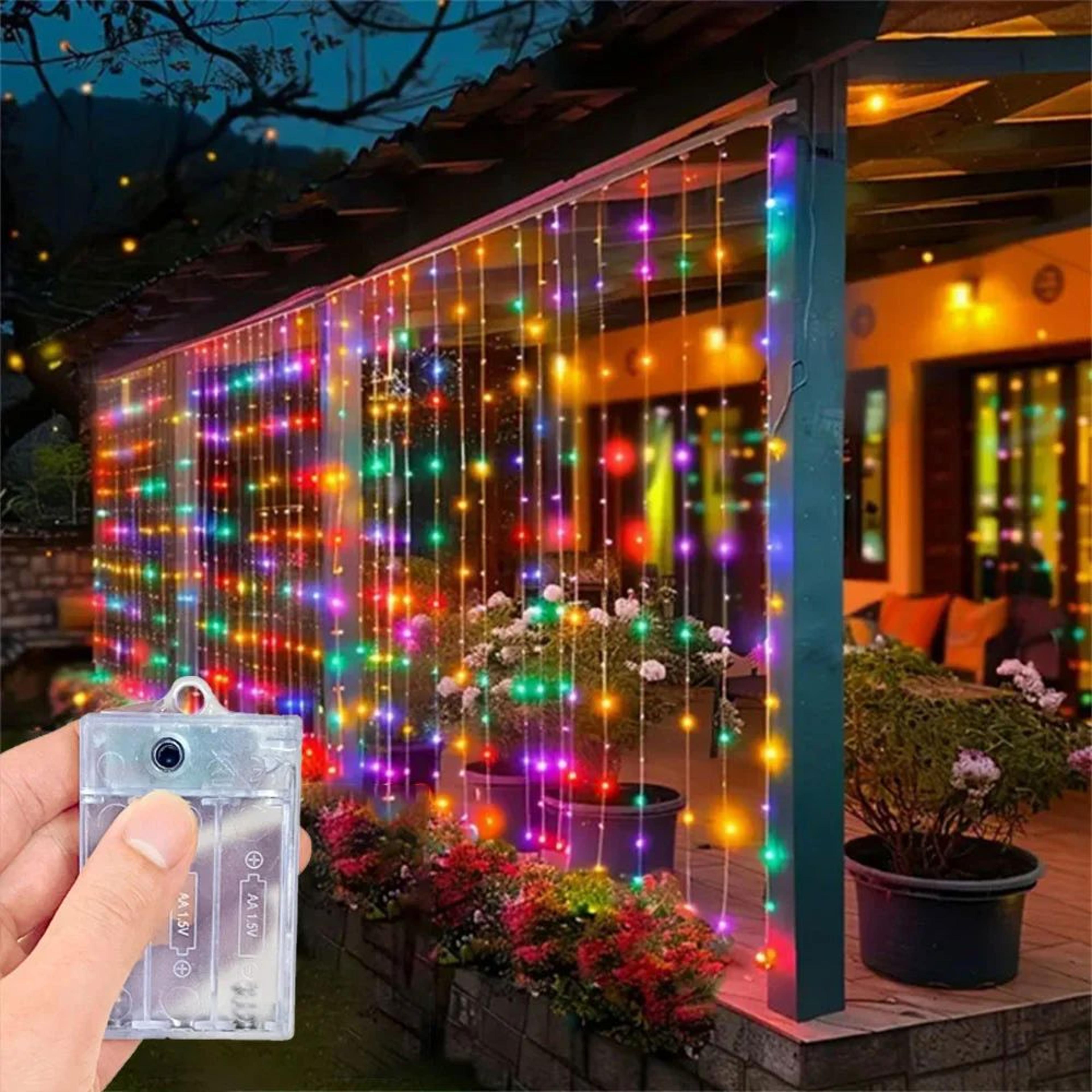 cascading 100-600 led battery operated fairy lights for christmas and home decor