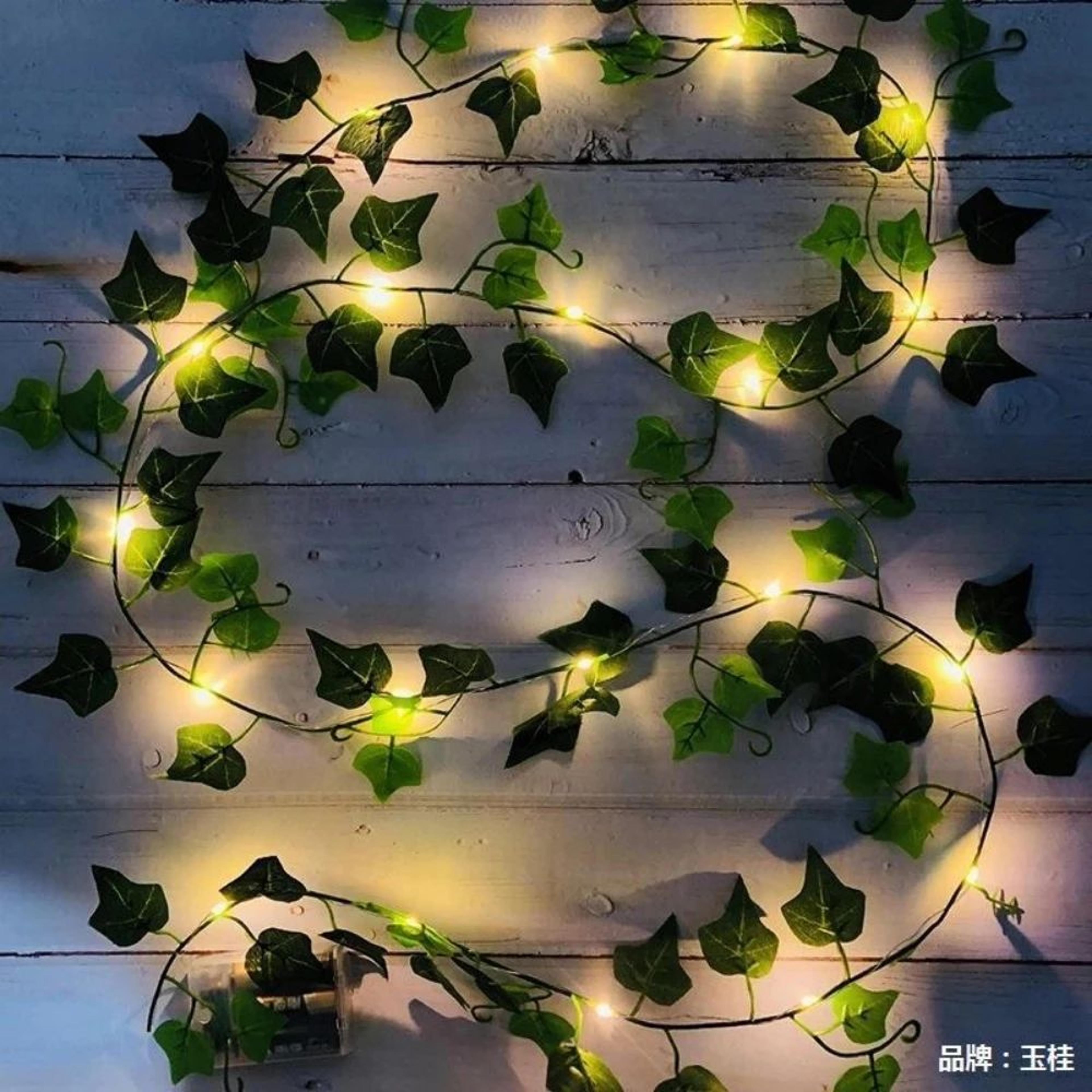 eucalyptus leaf led fairy string lights usb or battery powered 2m 5m 10m