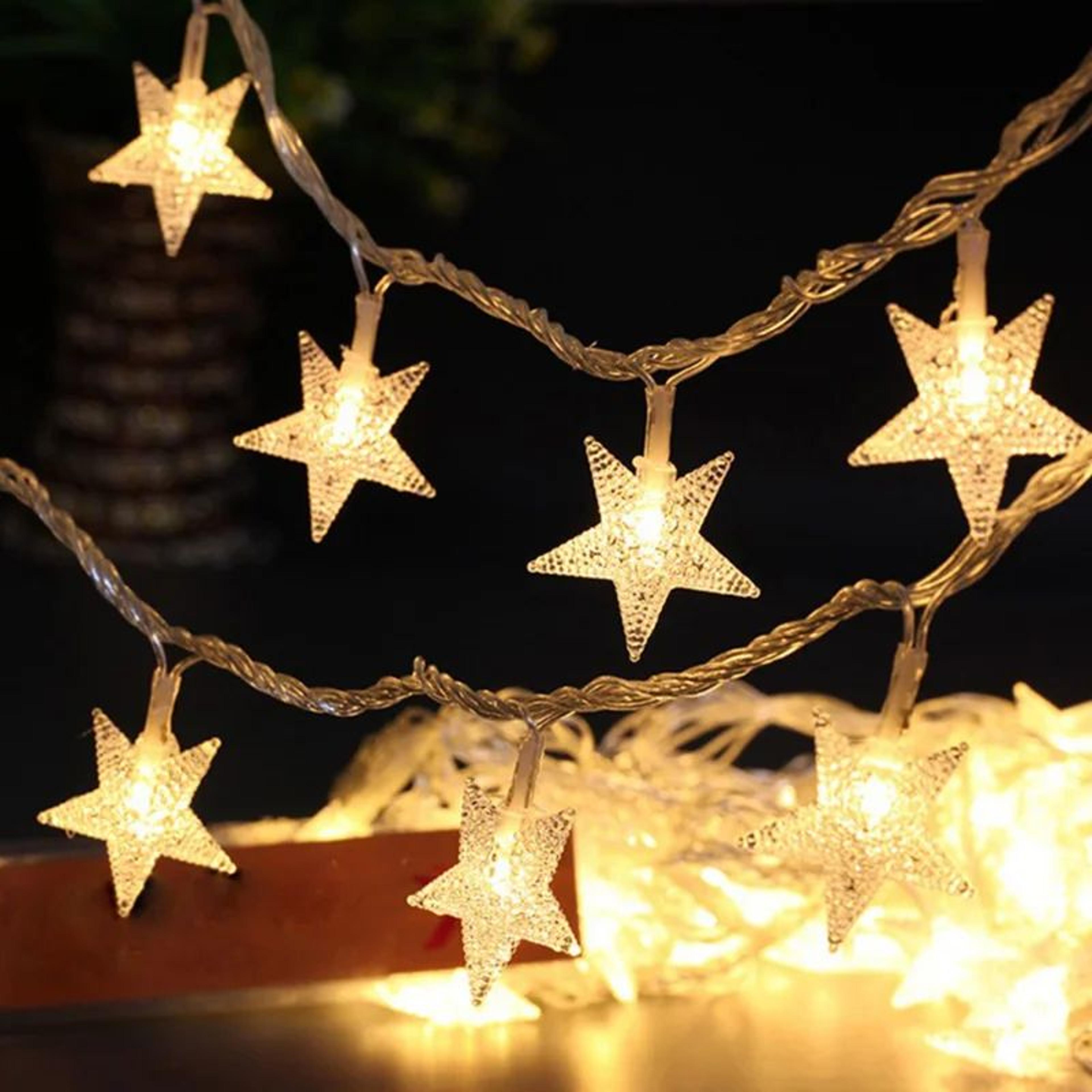 star fairy string lights usb or battery powered christmas garland