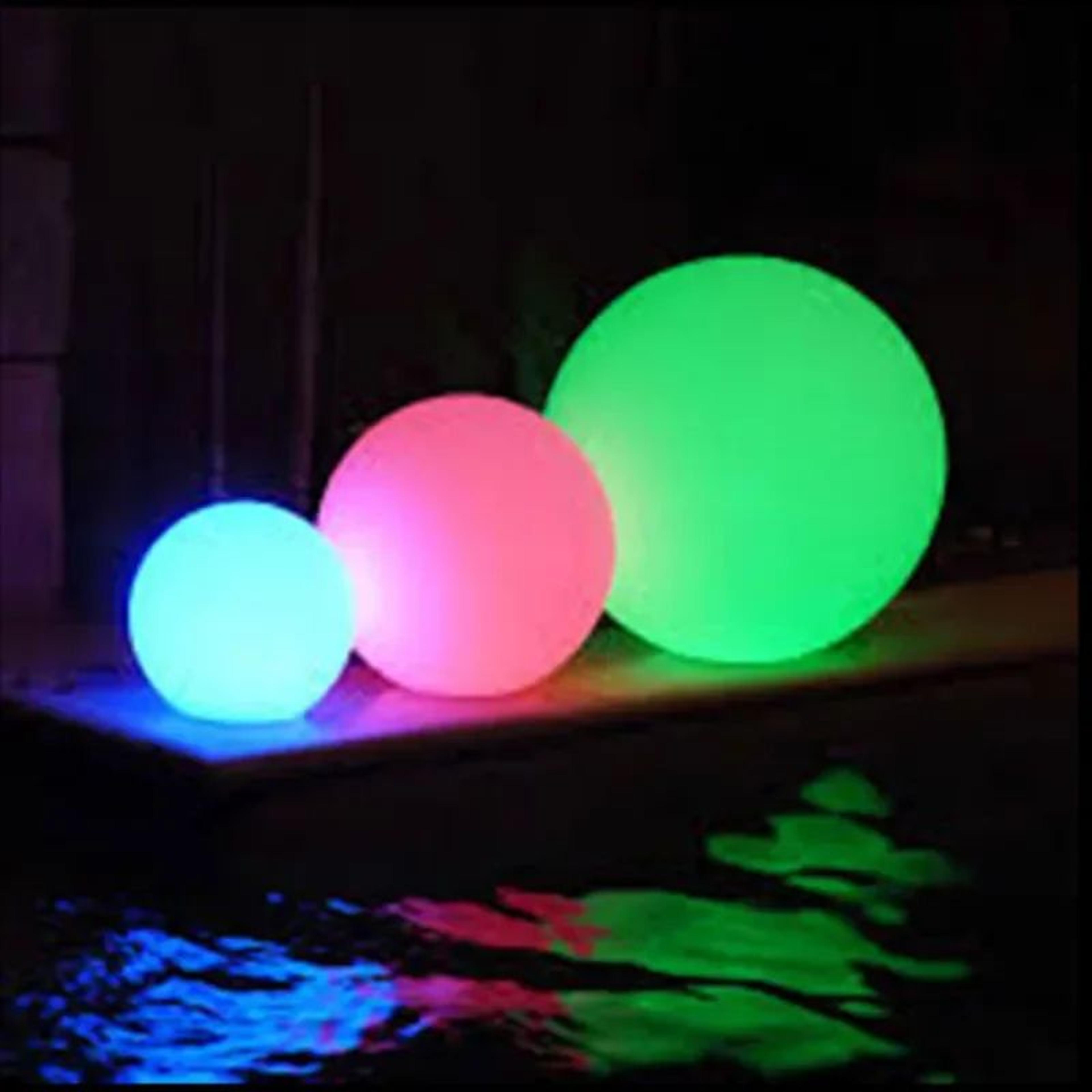 solar floating pool ball light waterproof color changing garden decor