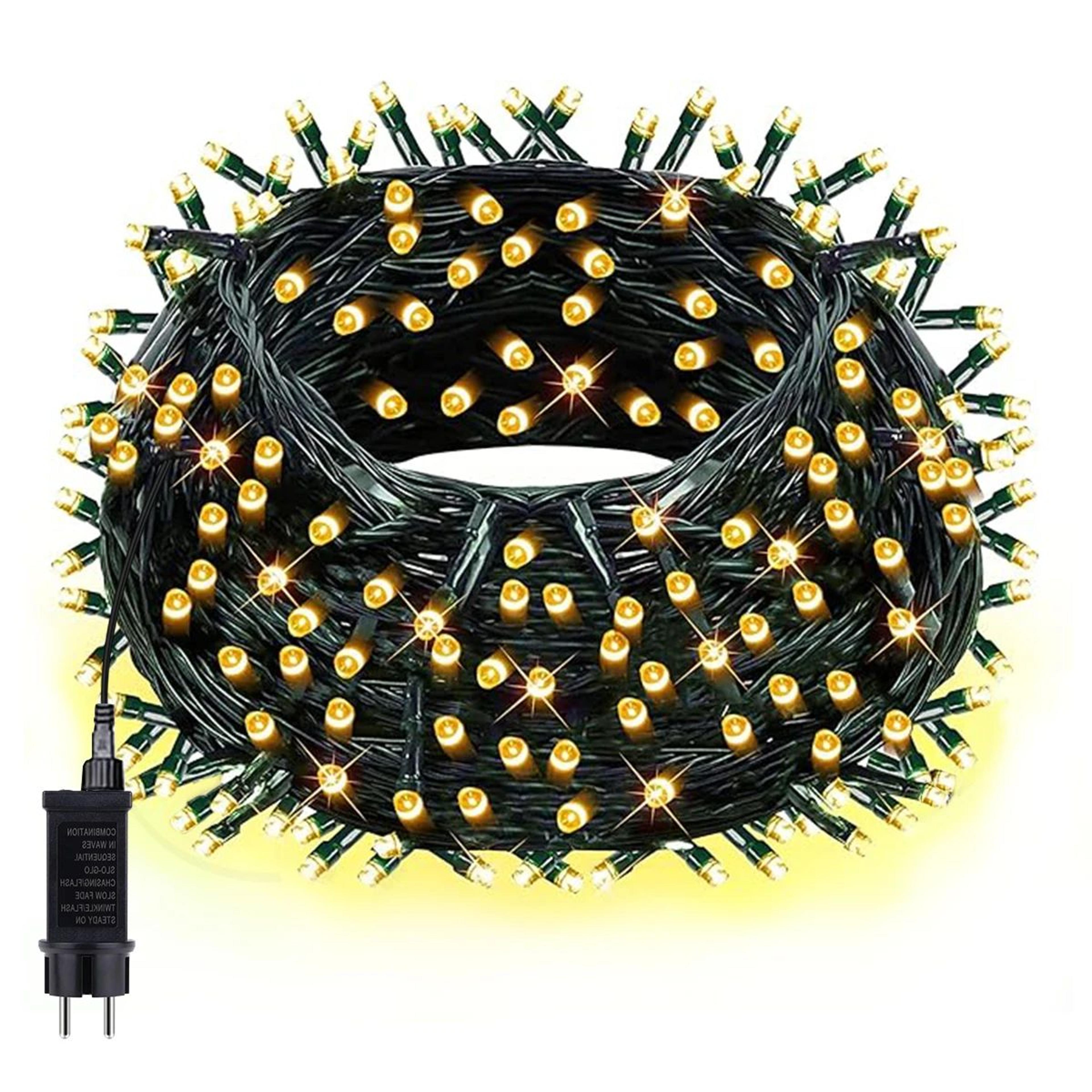 10m-100m waterproof led fairy string lights with 8 lighting modes