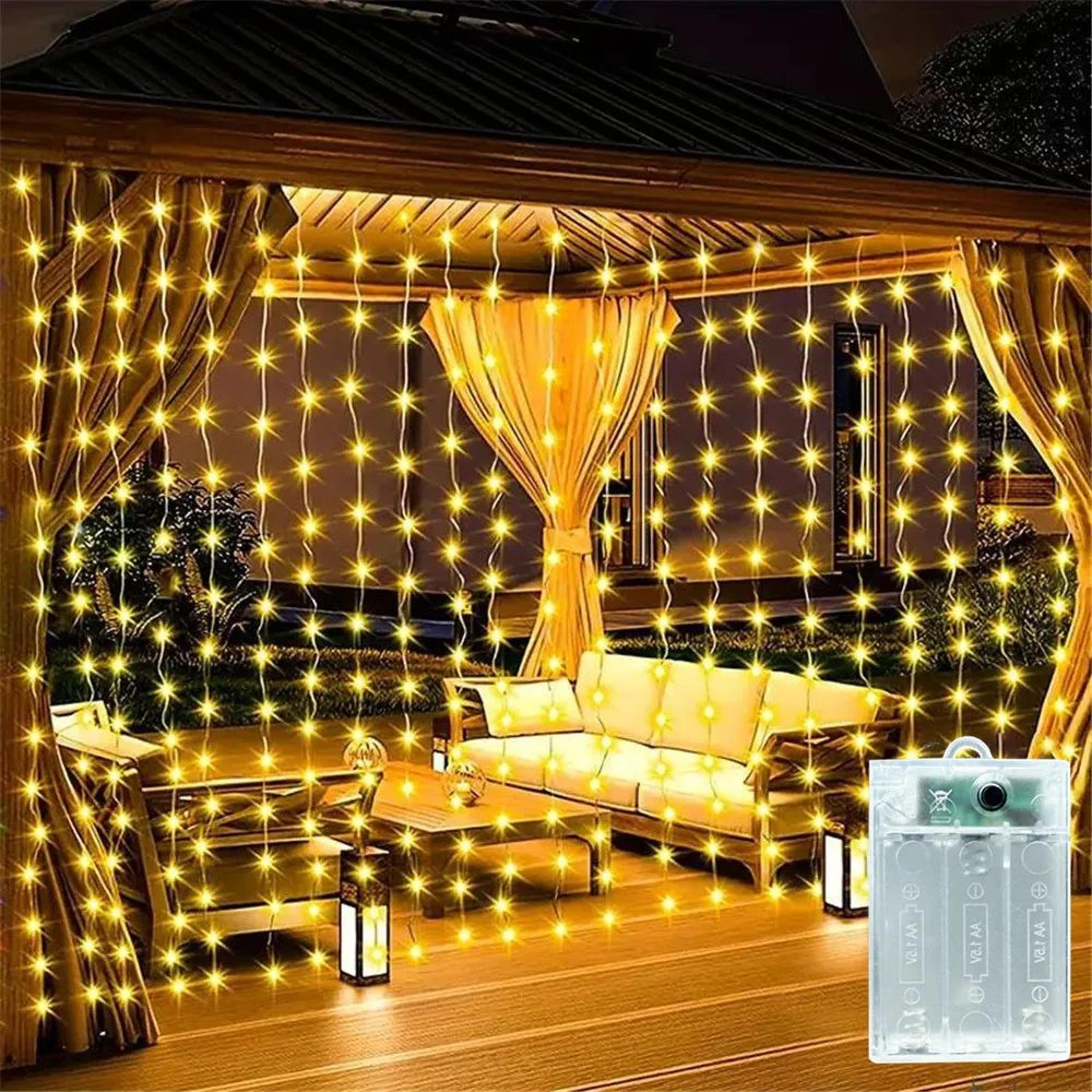battery operated ramadan curtain lights for eid mubarak and home decor