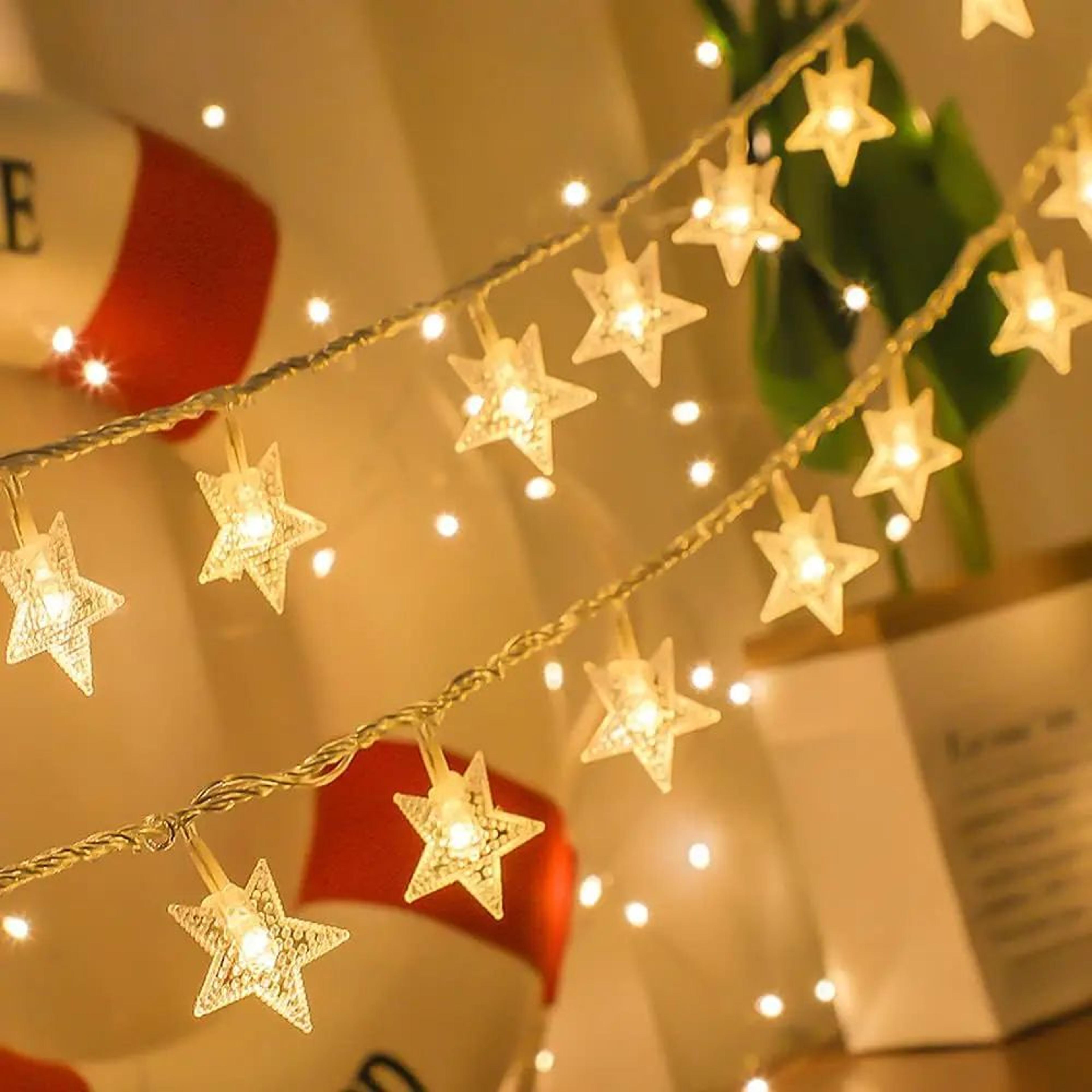 10m 80 led star string lights twinkle fairy garland for christmas wedding and party decor