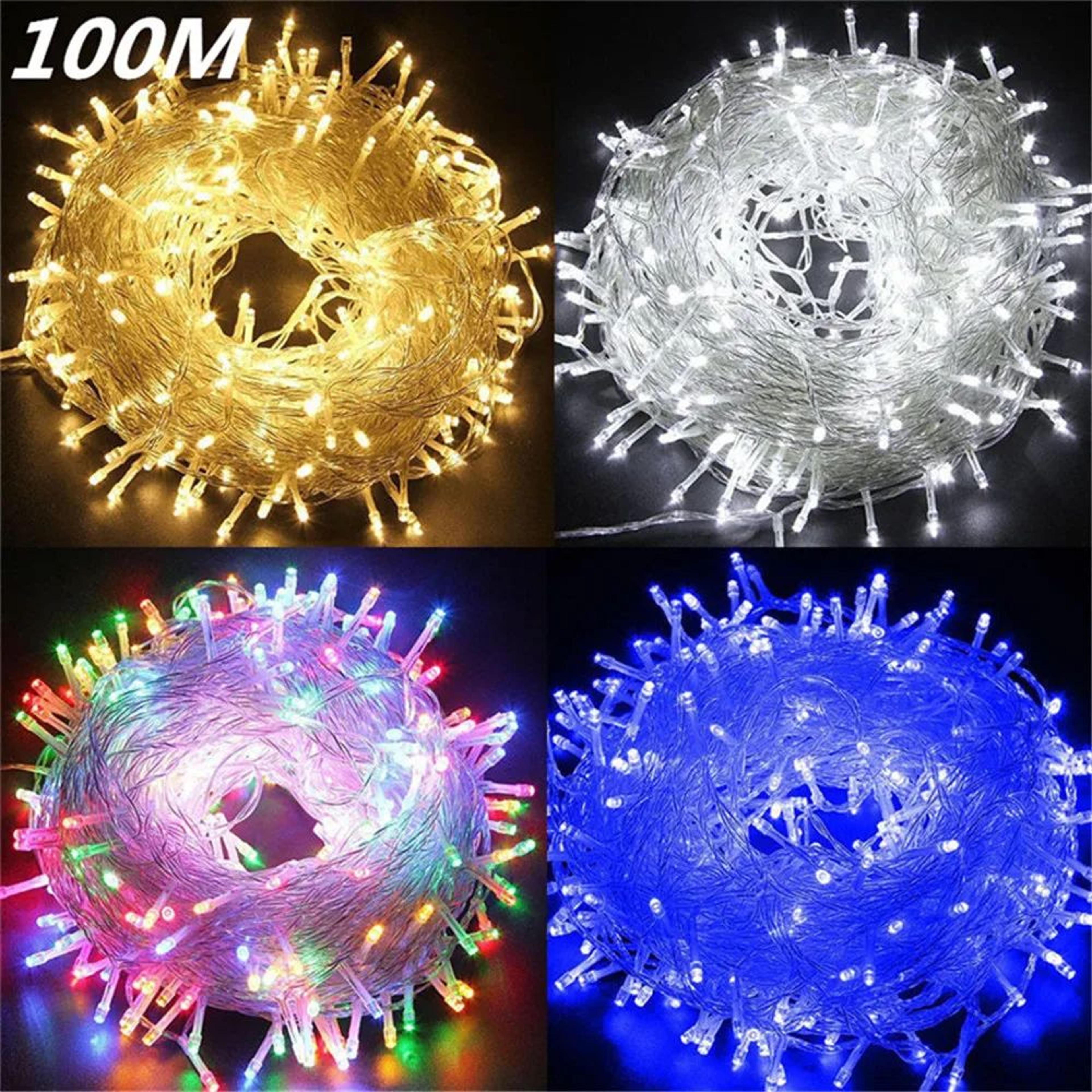 8 mode led string fairy lights for christmas wedding and outdoor decor