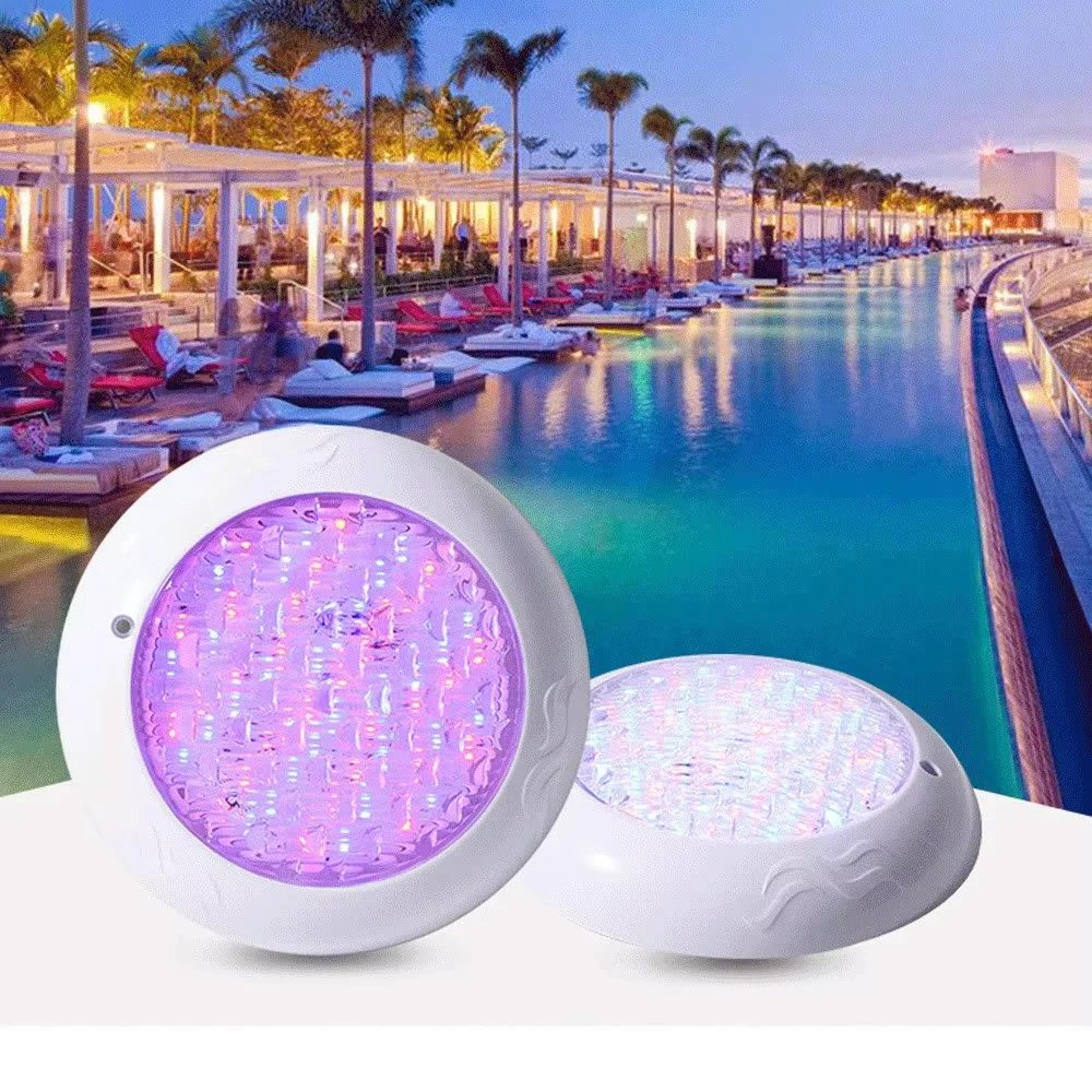 ultra-thin rgb led pool light ip68 waterproof underwater wall light