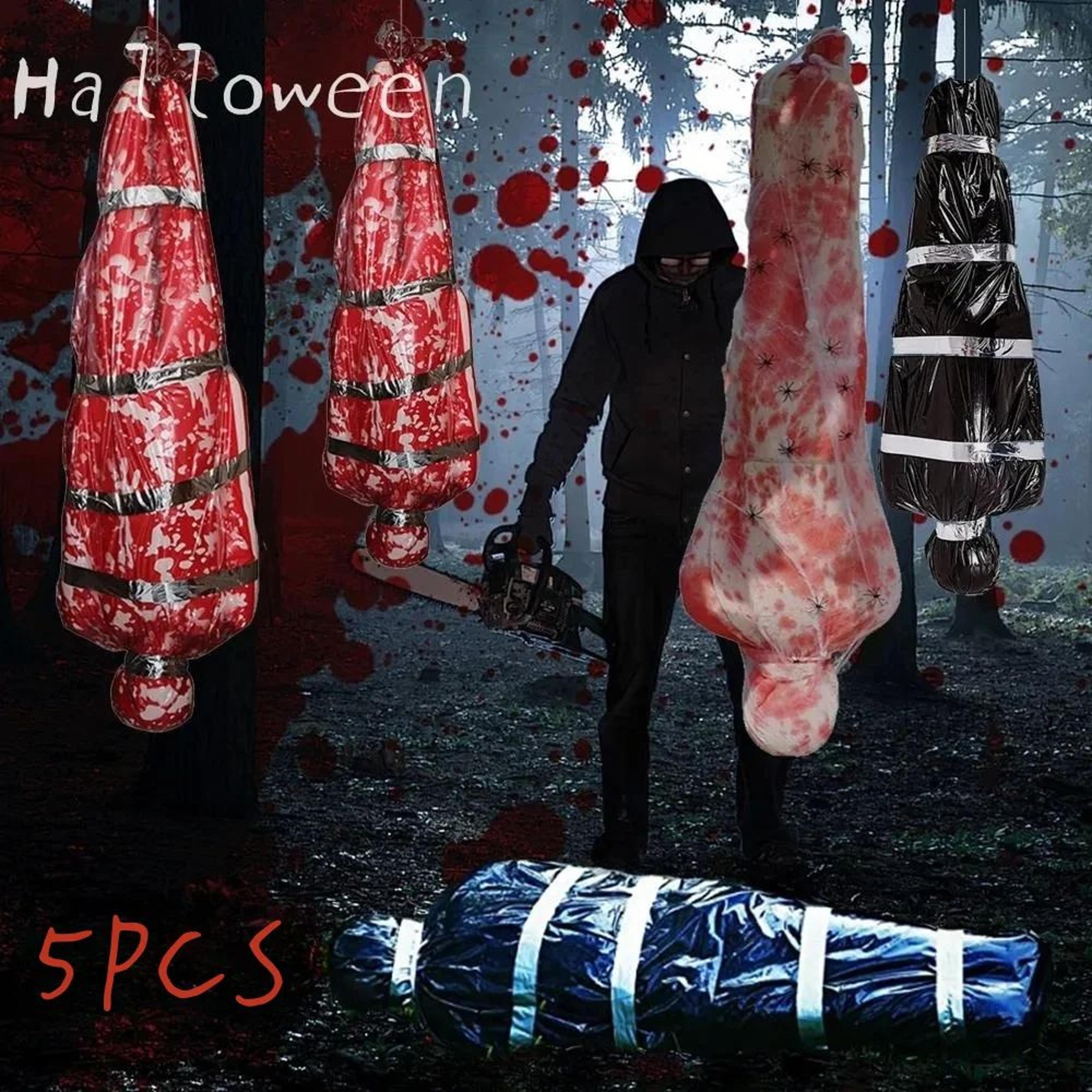 realistic bloody corpse halloween prop for haunted house and outdoor horror decor