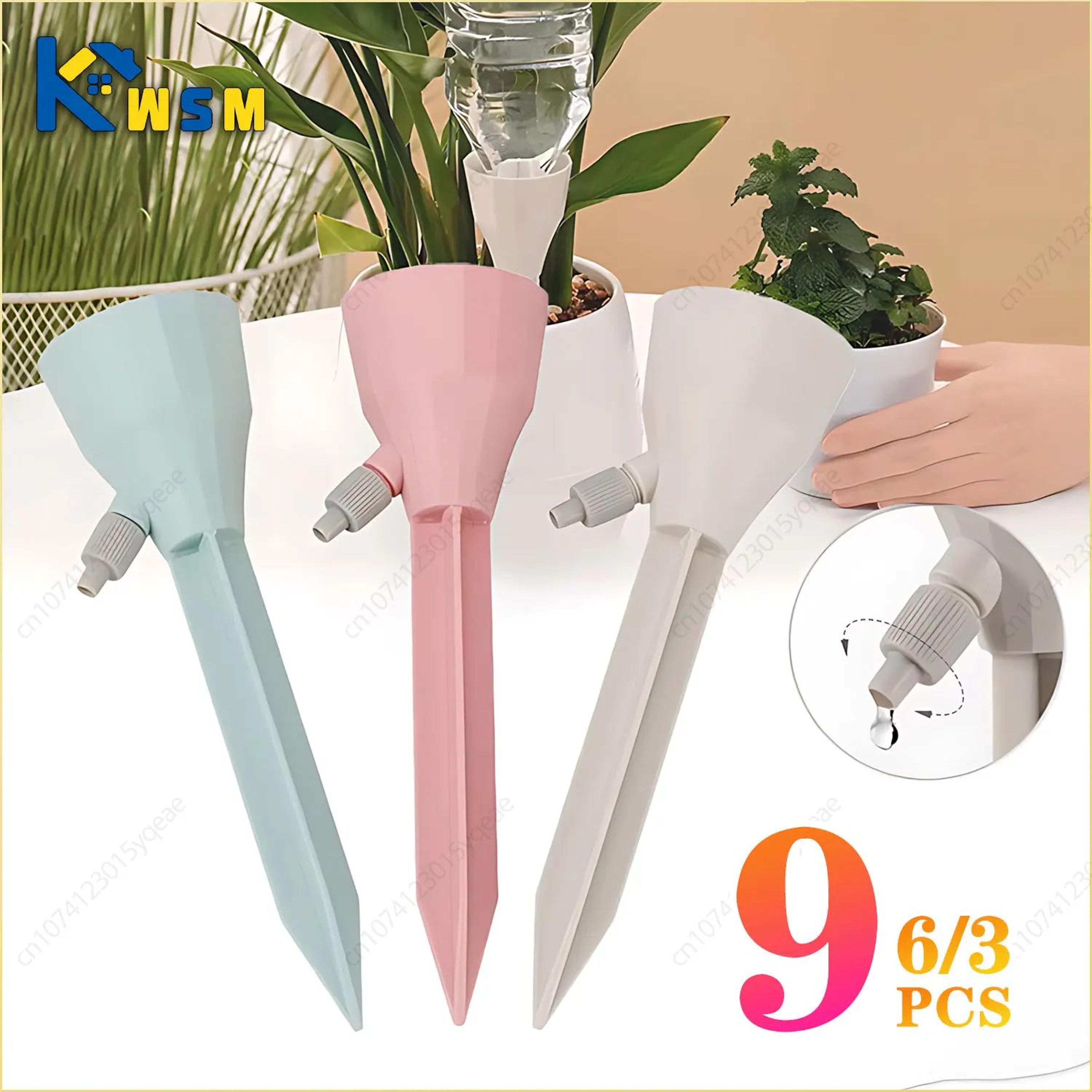 adjustable self-watering plant spikes drip irrigation system 3/6/9pcs
