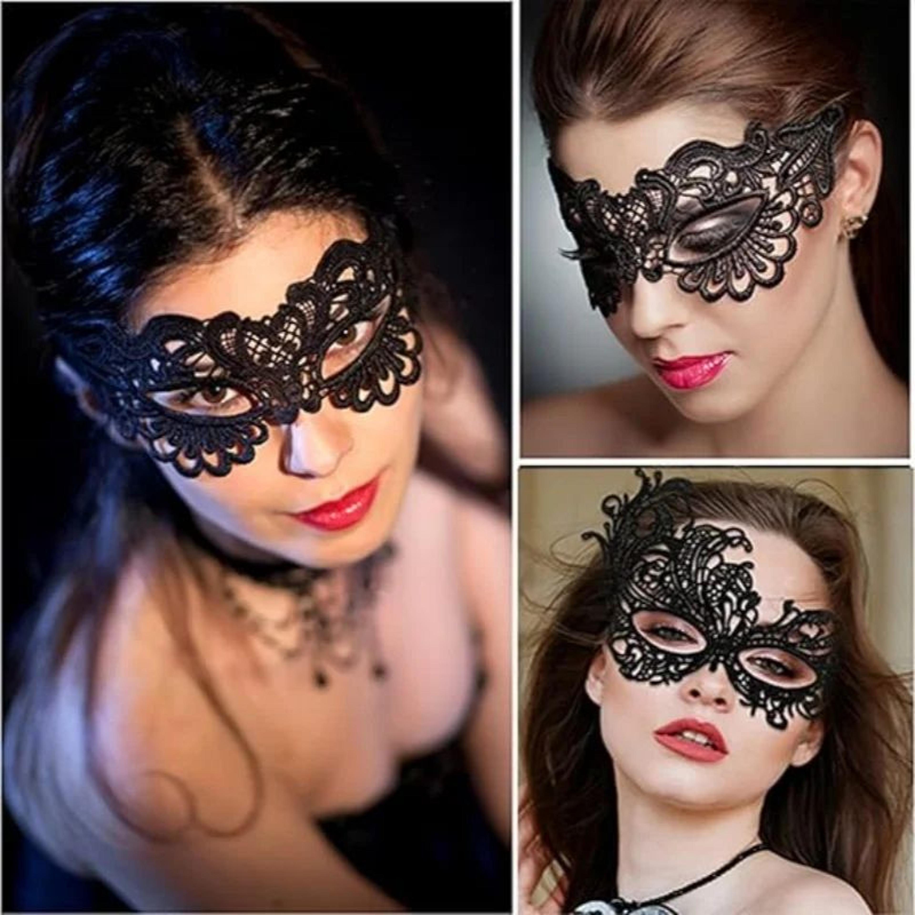 elegant lace masquerade mask for women halloween and costume party eye mask