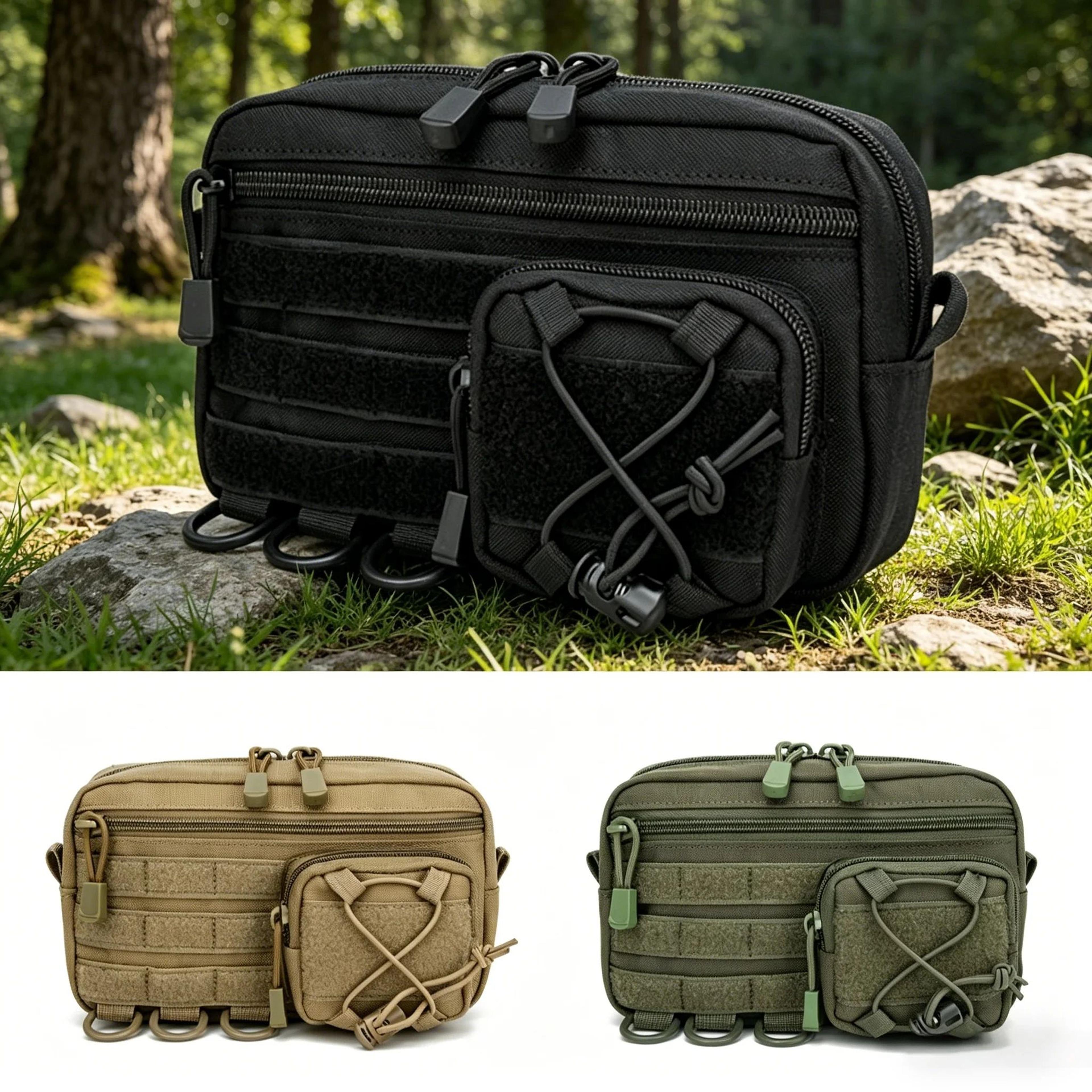 1000d molle edc organizer pouch for tools and outdoor gear