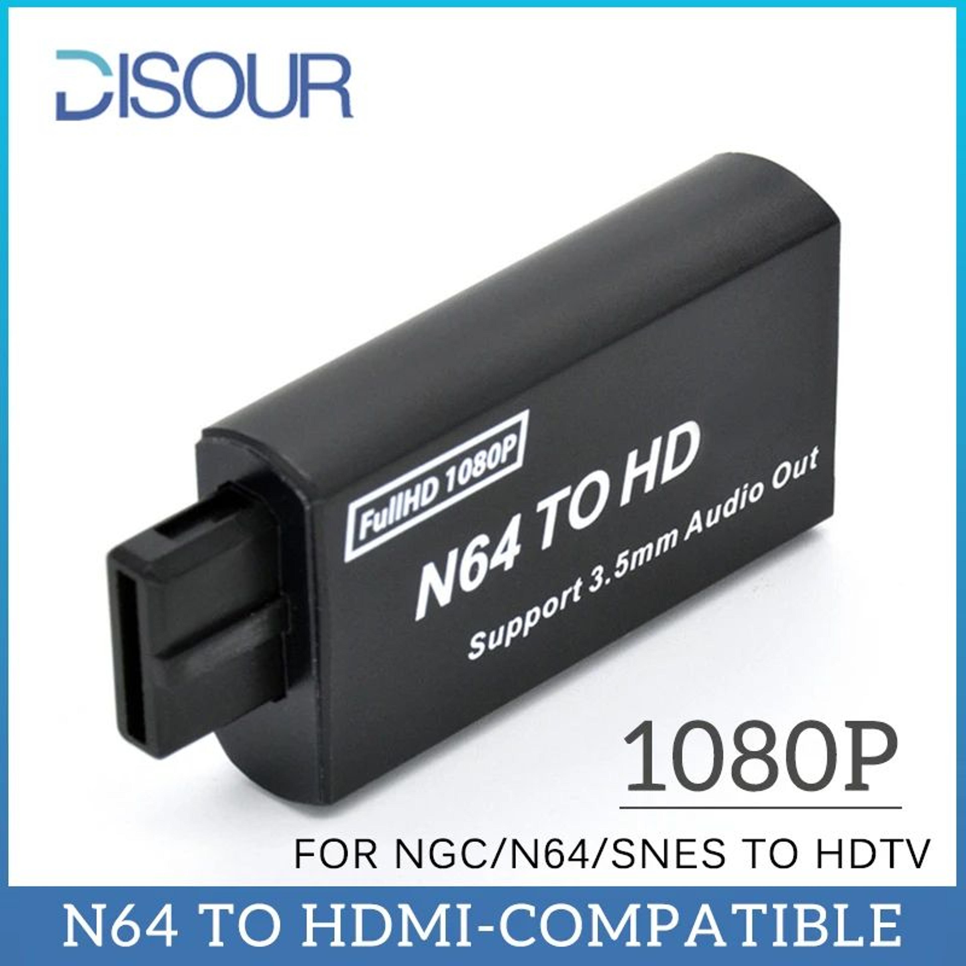 1080p n64 to hdmi converter plug and play retro gaming adapter for n64 snes gamecube