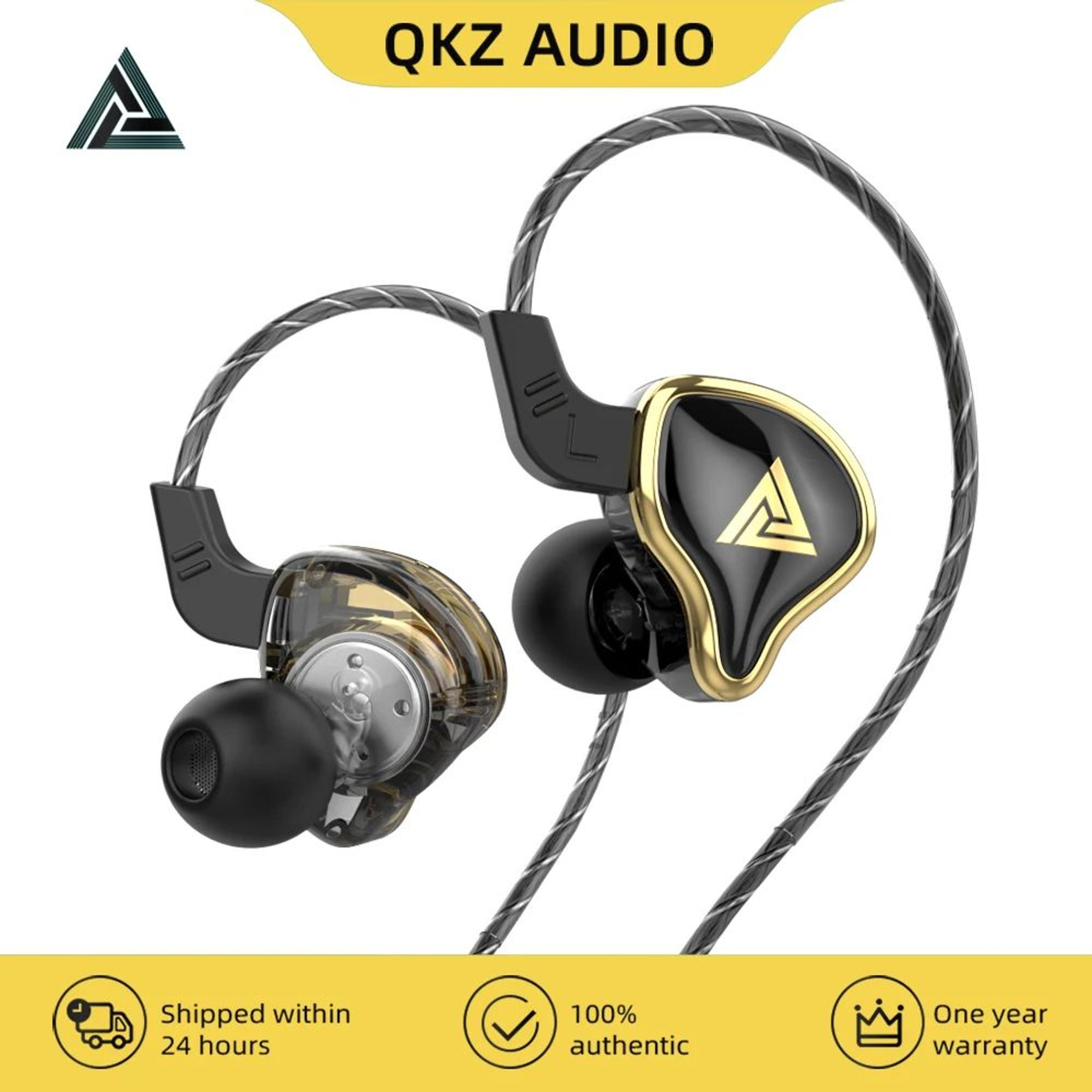 qkz ak6 ares hifi wired in-ear earphones with detachable cable