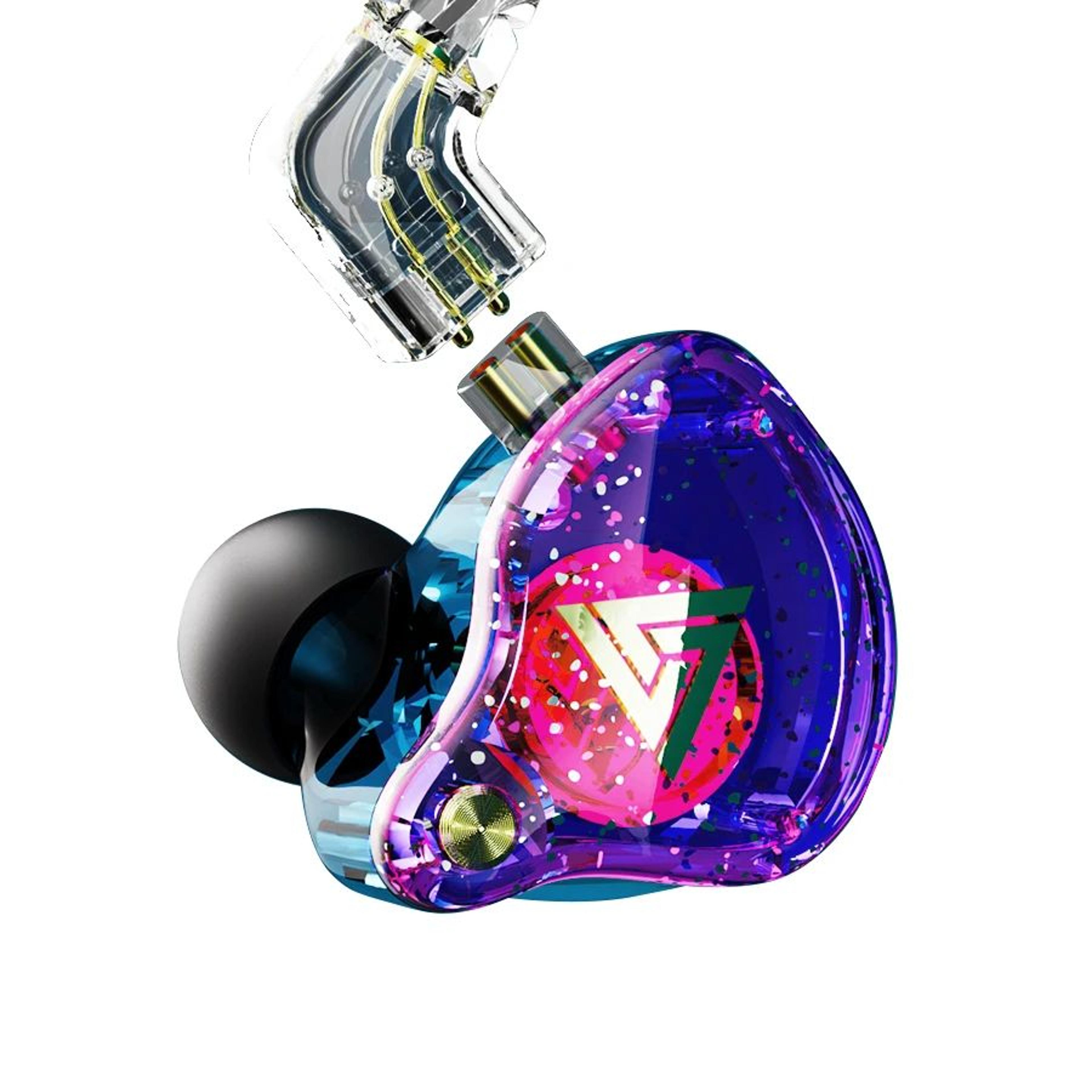 qkz ak6 hifi wired in-ear monitor earphones with mic