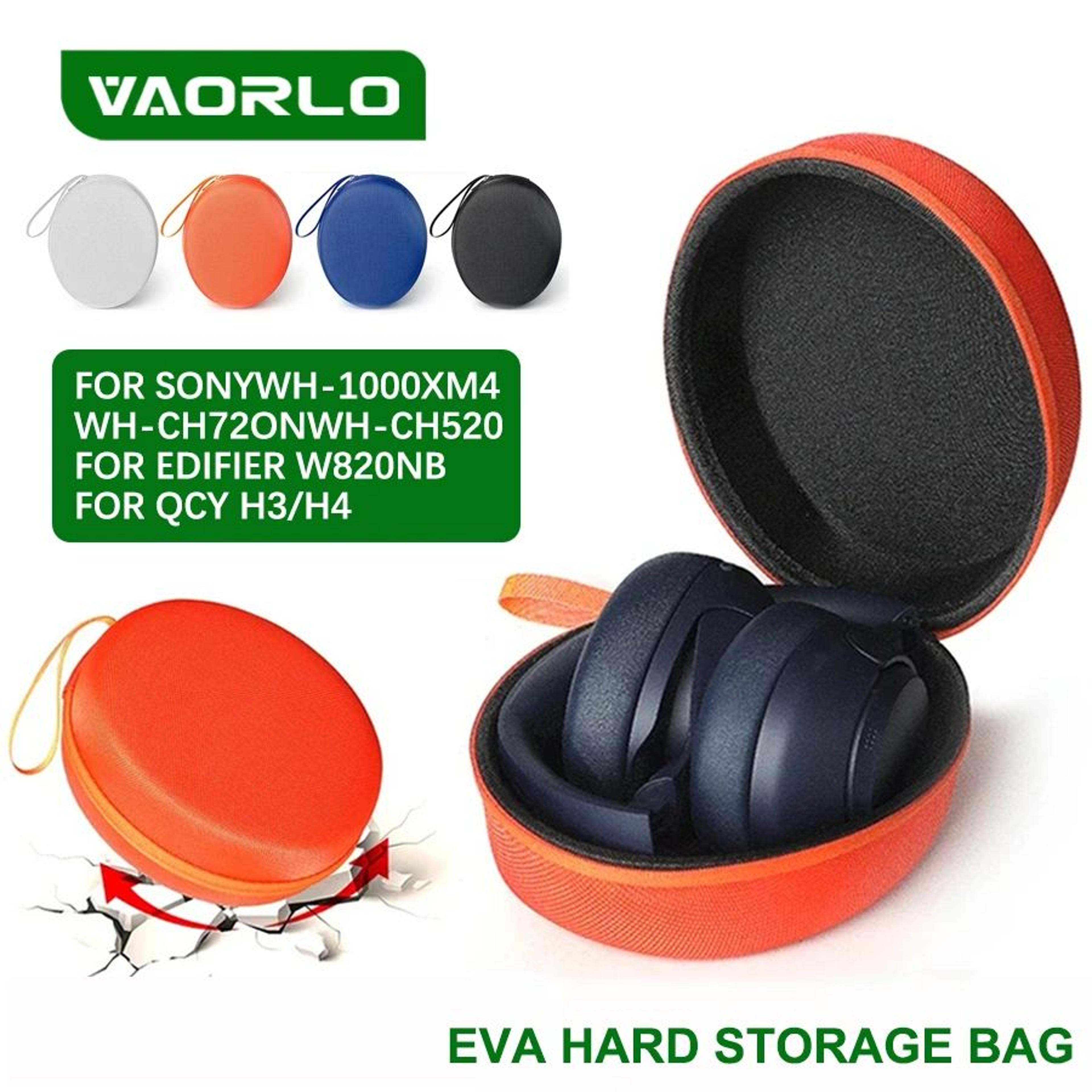 eva hard shell headphone carrying case for sony wh-1000xm4 and edifier w820nb