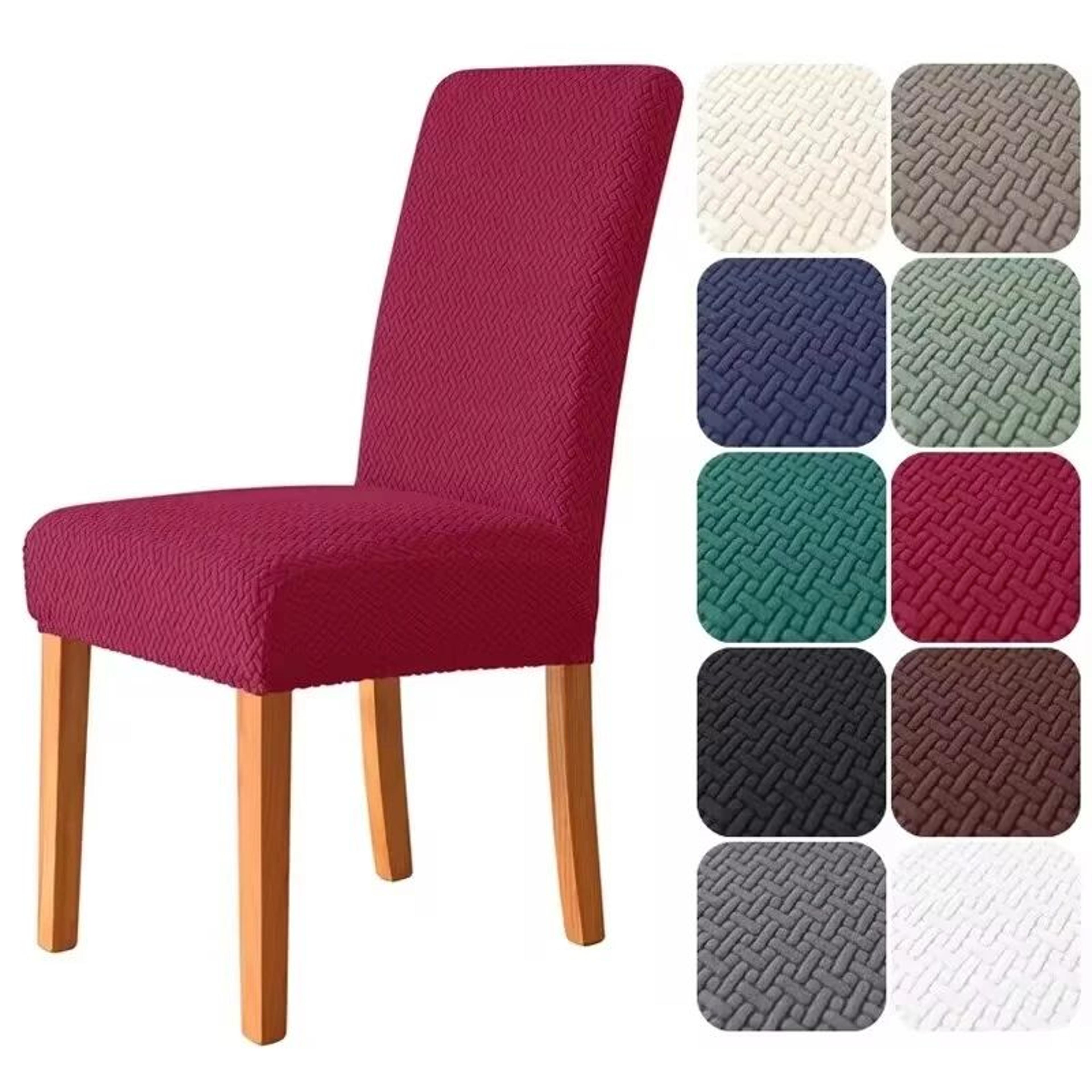 universal elastic stretch dining chair cover with full protective fit