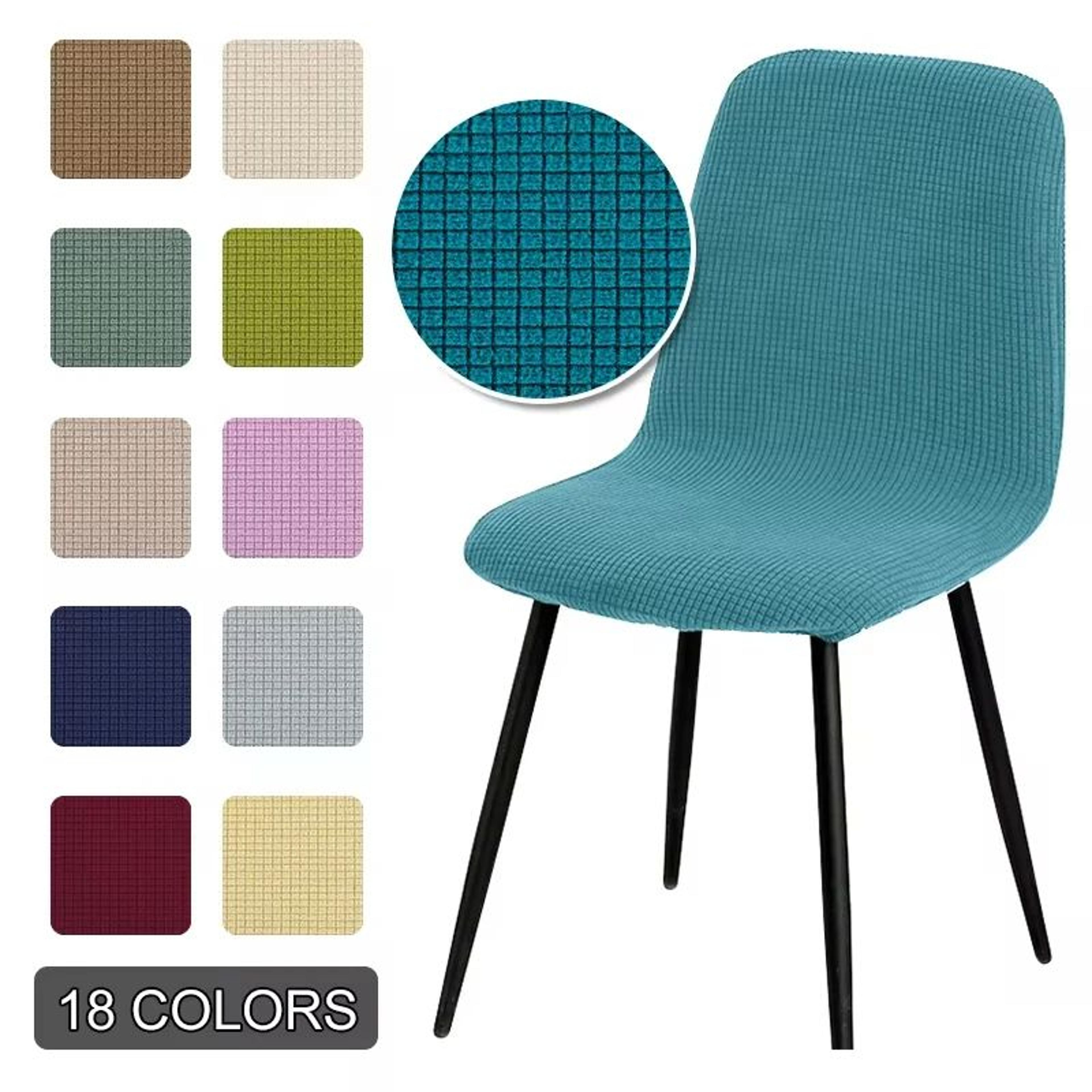 modern stretch short back chair cover for office dining and banquet chairs